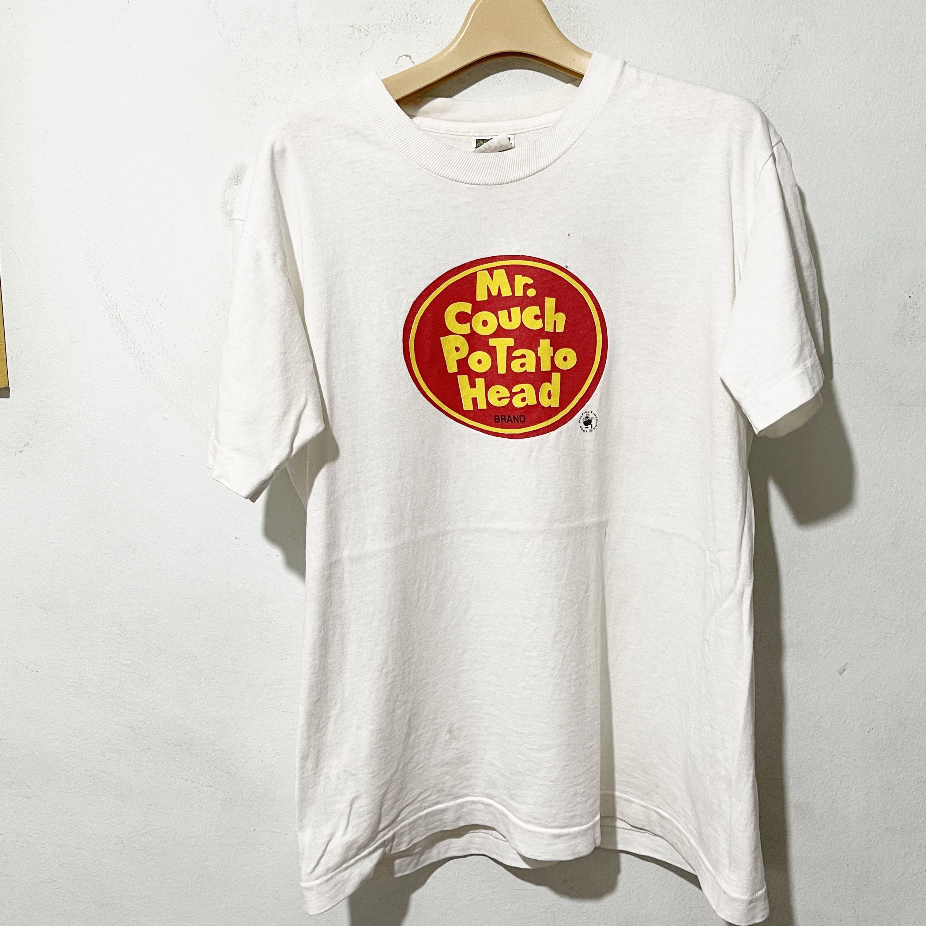 Vintage Vintage 90s Mr. Couch Potato Head T-Shirt Size US M / EU 48-50 / 2 - 1 Thumbnail
