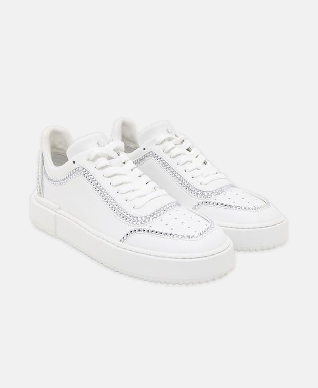 Stuart Weitzman Ryan Shine Sneakers Size US 6 / IT 36 - 1 Thumbnail