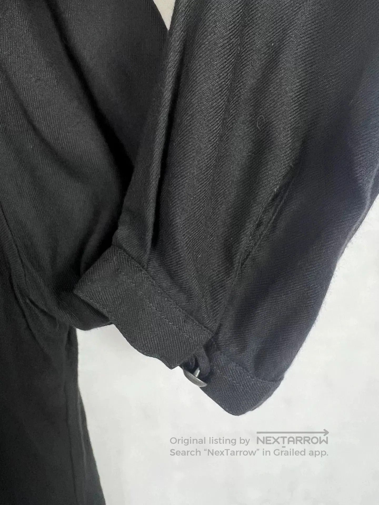 Saint Laurent Paris Saint Laurent Black Henley Neck Shirt. Size US S / EU 44-46 / 1 - 4 Thumbnail
