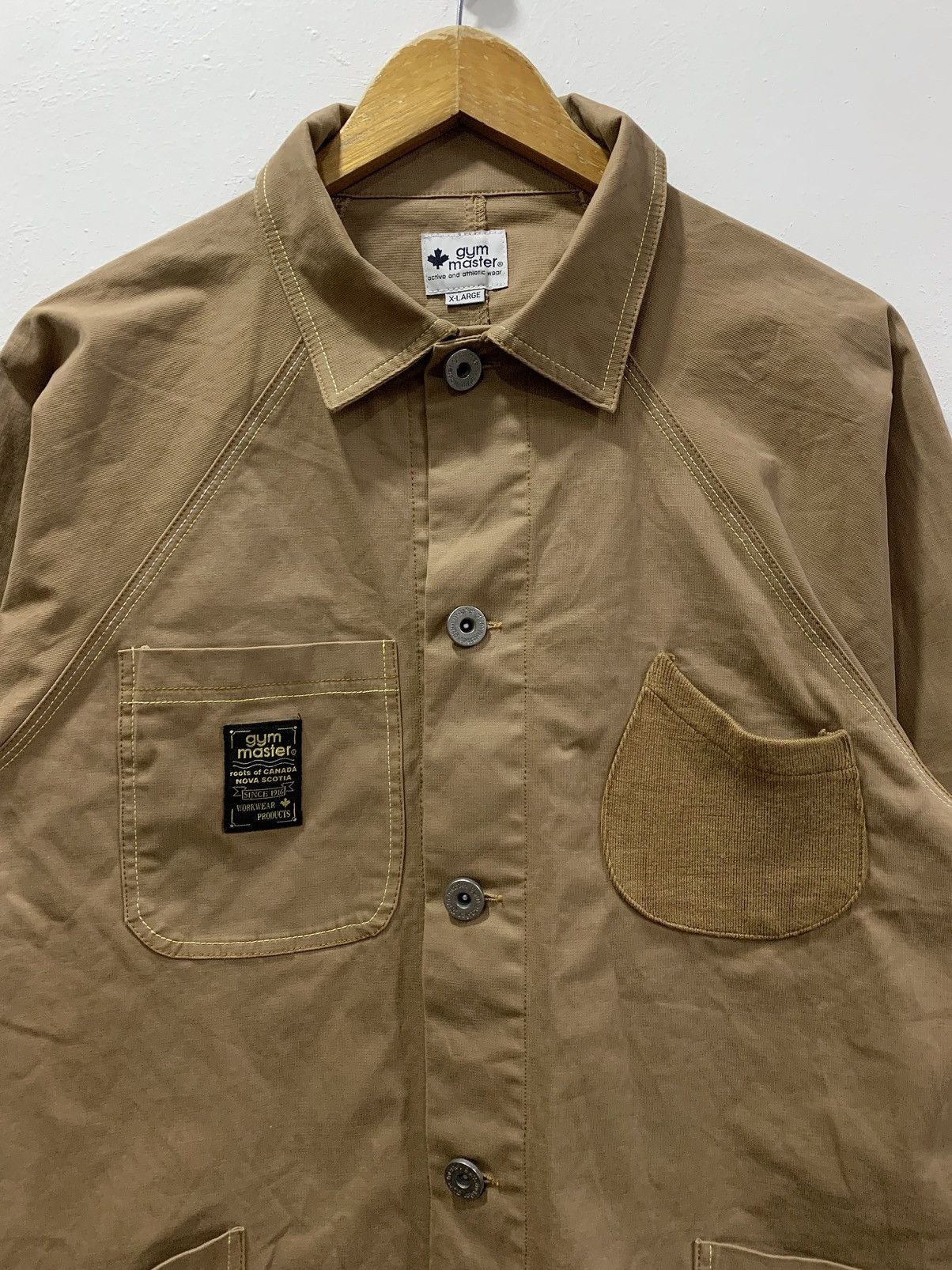 Japanese Brand GYM MASTER COVERALLS - WORKWEAR JACKET Size US XL / EU 56 / 4 - 2 Thumbnail