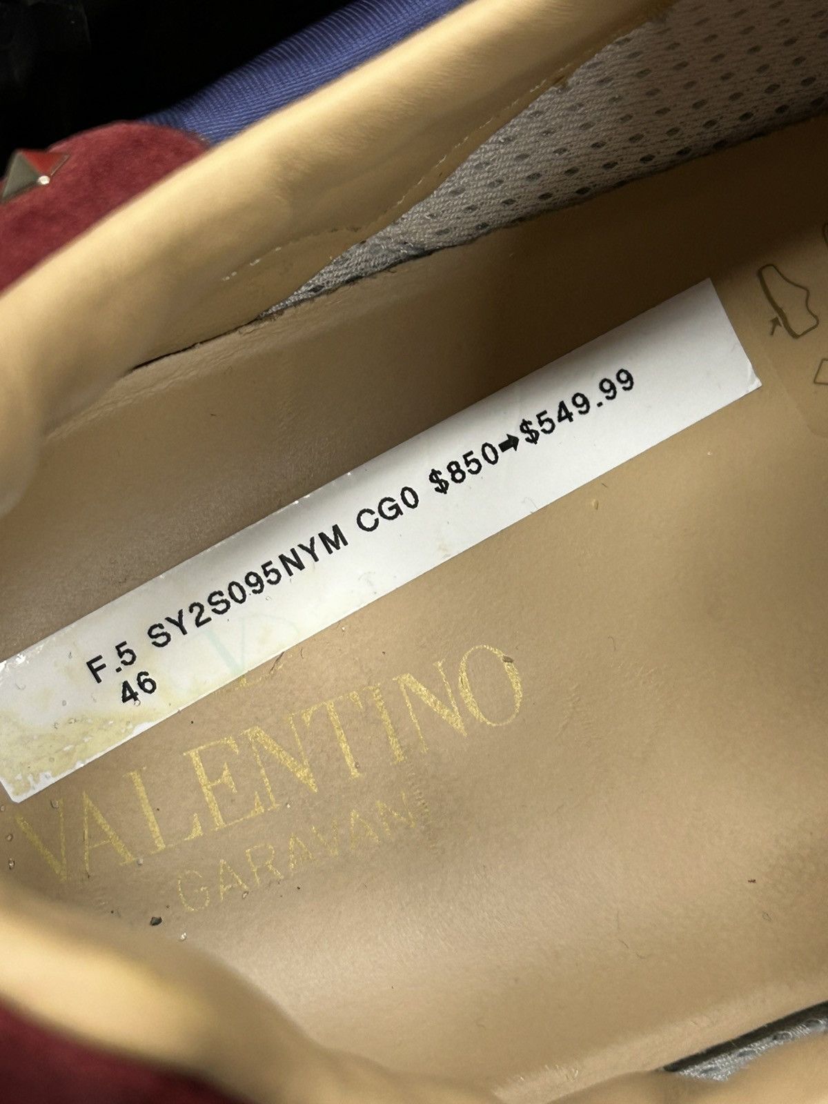 Valentino Valentino rock runners 11.5 mens 13 womens Size US 11.5 / EU 44-45 - 7 Thumbnail