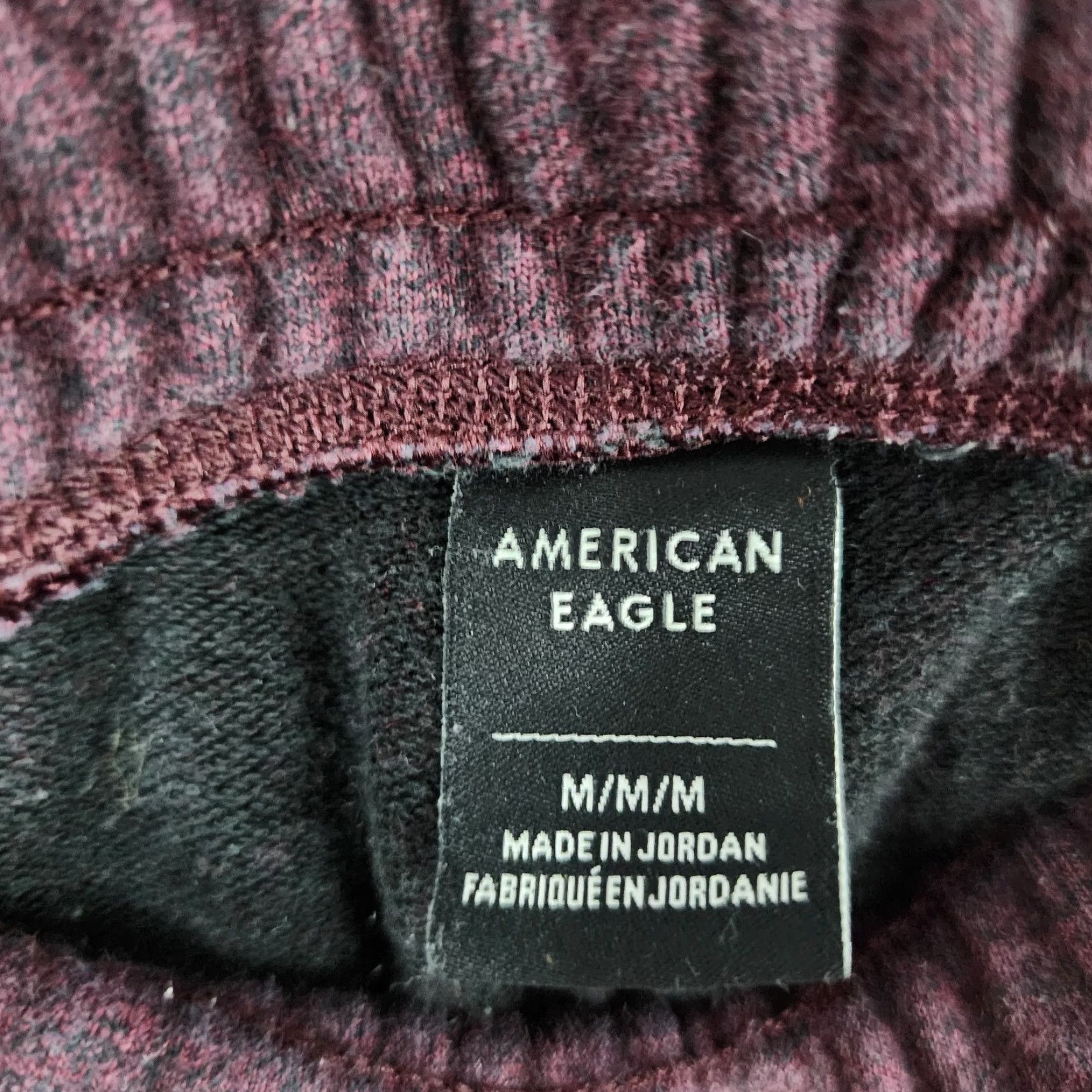 American Eagle Outfitters American Eagle Mens Sweatpants Size M Elastic Waist Purple Casual Pants Men Size US 31 - 3 Thumbnail