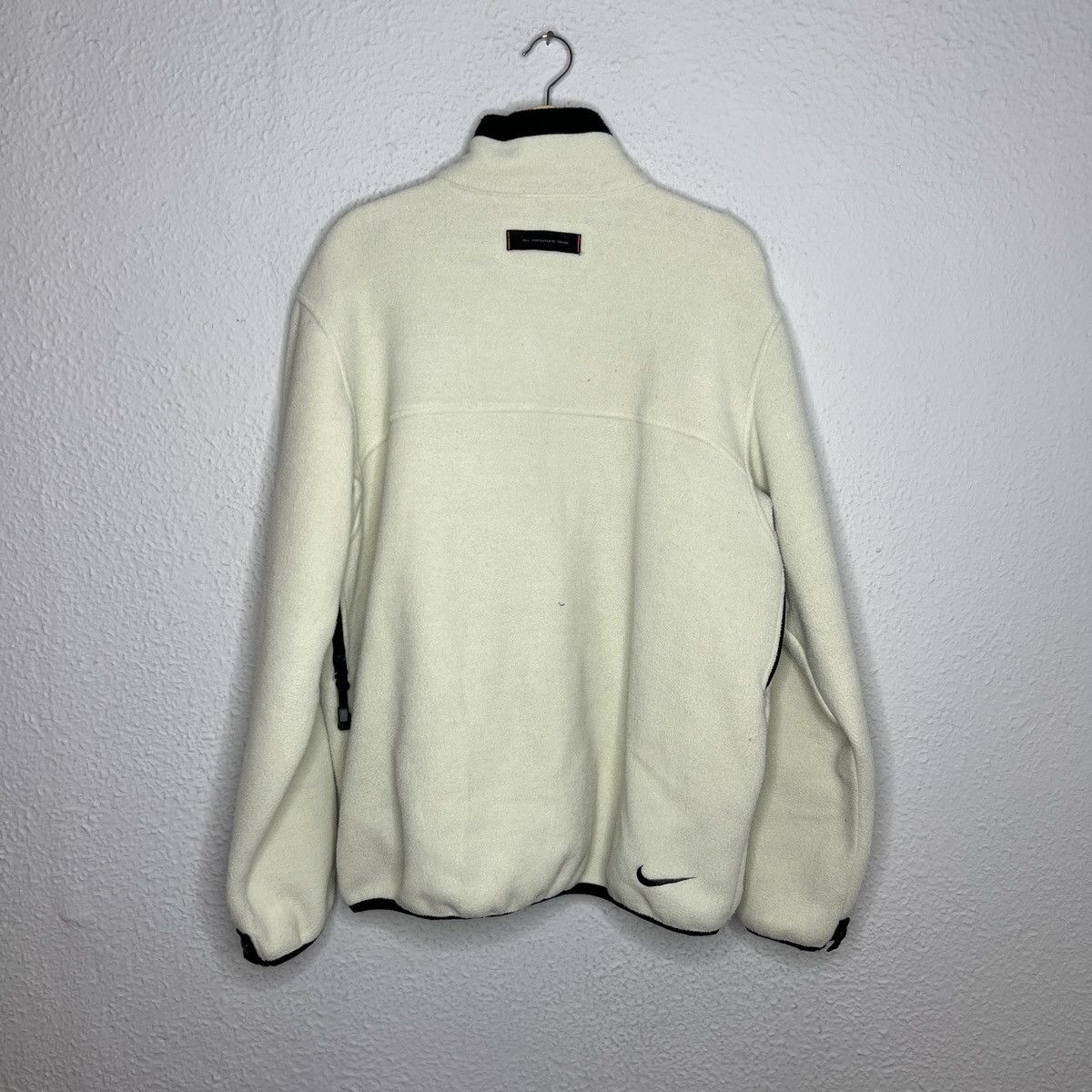 Nike × Nike ACG × Vintage Vintage Nike ACG Fleece Jacket Sweatshirt Ninja Beige Cream Size US L / EU 52-54 / 3 - 10 Thumbnail