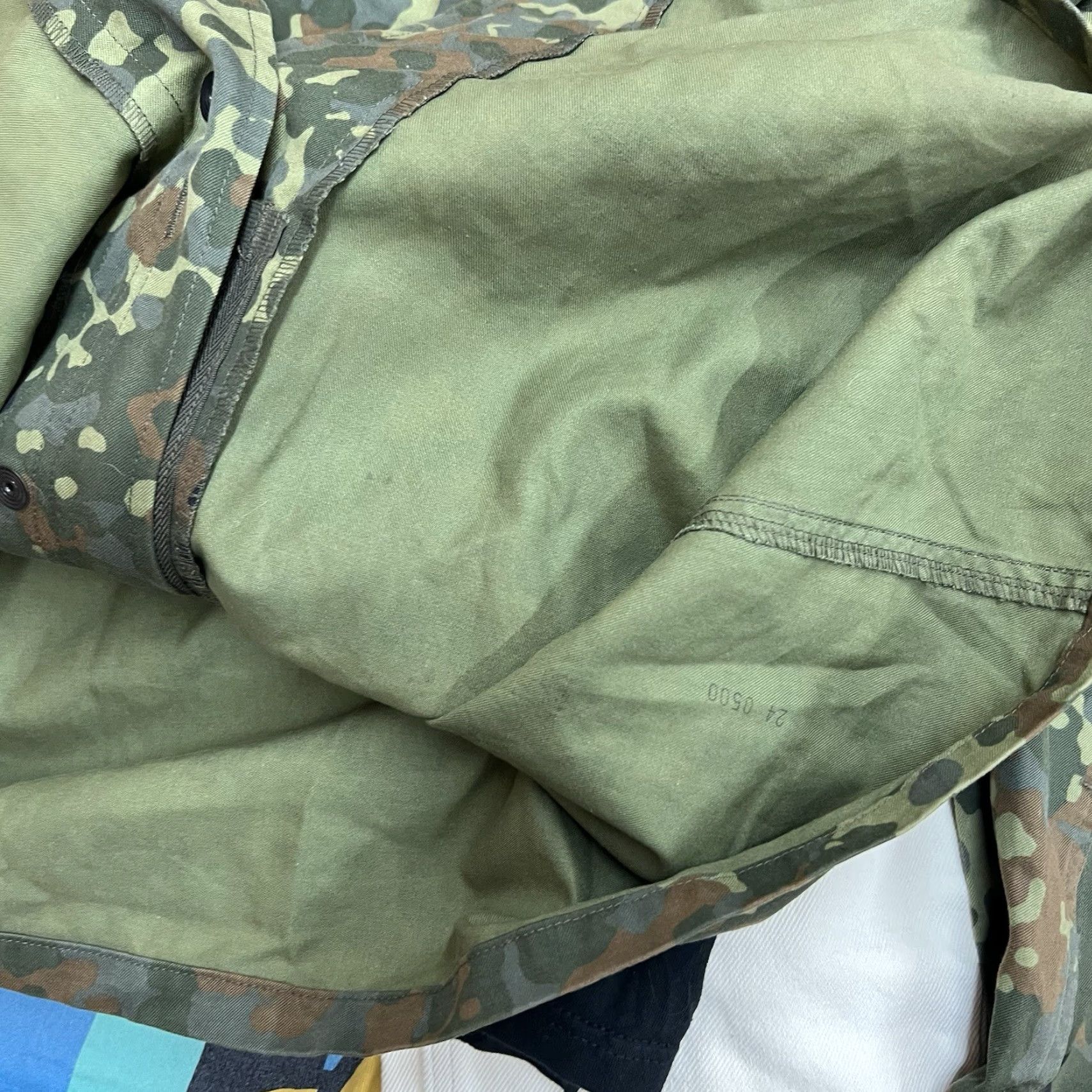 GmbH DEU Feuchter Army Camo Jacket Men L Multicolor Military Casual Outerwear Size US L / EU 52-54 / 3 - 7 Thumbnail