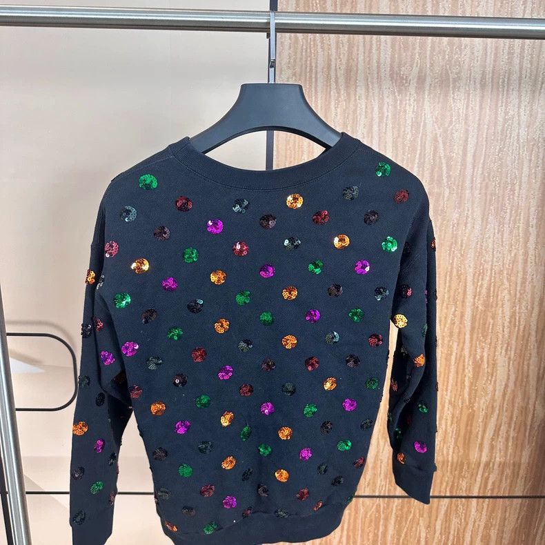 Gucci Gucci Sequin belt double G round-neck sweatshirt 2501-Nexta Size US S / EU 44-46 / 1 - 2 Thumbnail