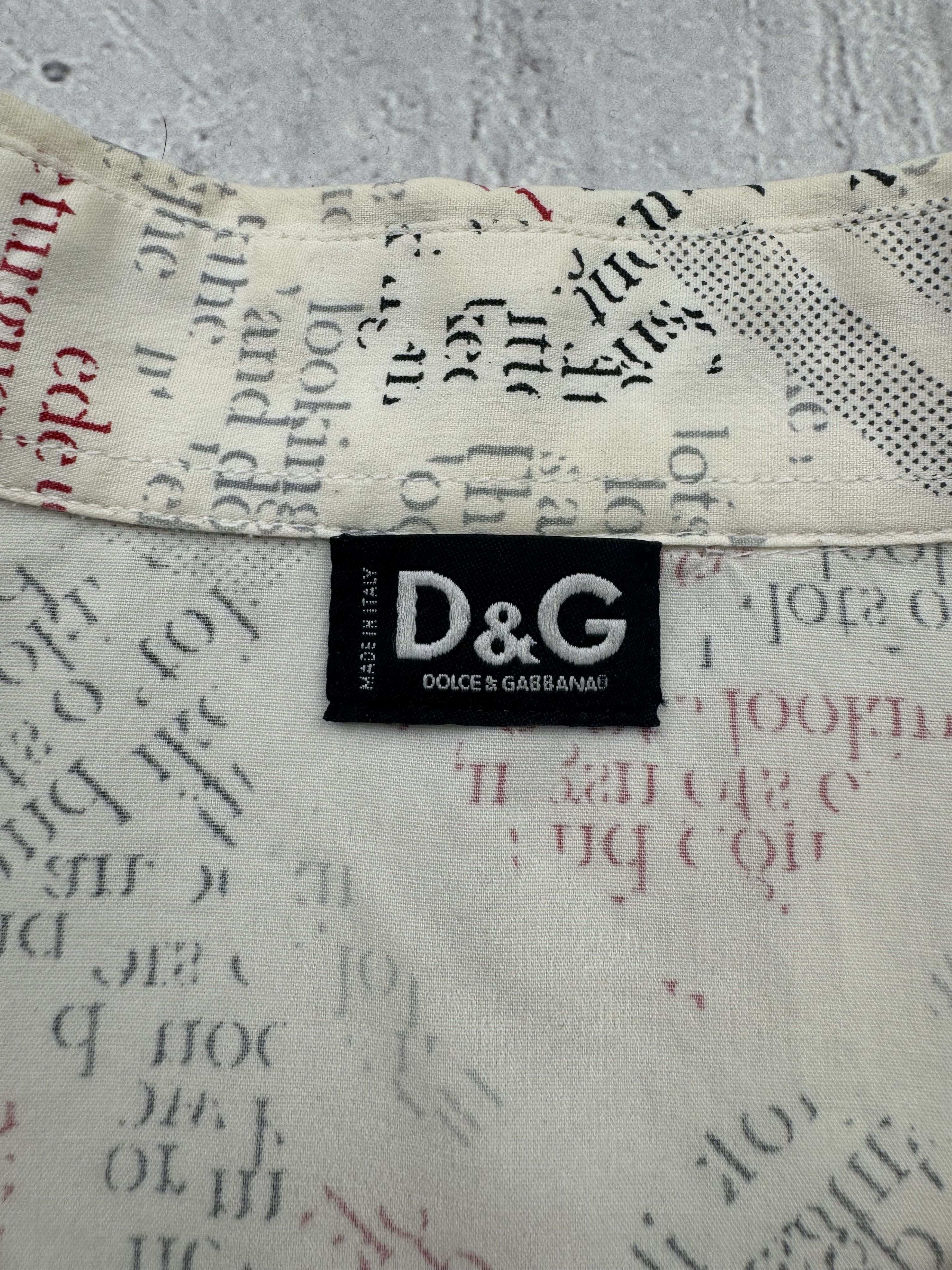 Dolce & Gabbana × Vintage Dolce & Gabbana Vintage Monogram Shirt Size US M / EU 48-50 / 2 - 6 Thumbnail