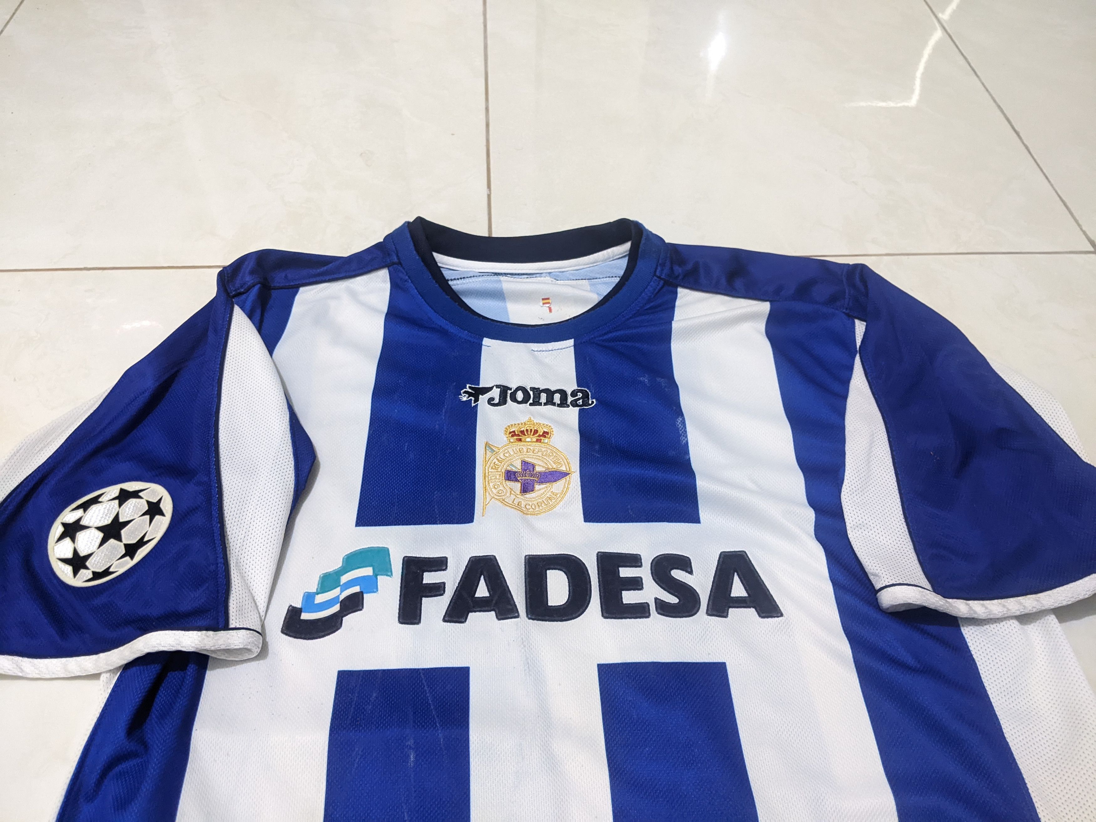 Joma Devortivo la coruna home 2004-05 MAKAY Jersey football shirt Size US L / EU 52-54 / 3 - 4 Thumbnail