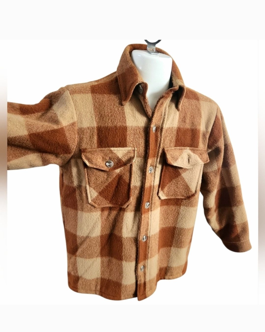 Woolrich Woolen Mills Woolrich True Vintage Medium Brown Wool Blend Buffalo Plaid Size US M / EU 48-50 / 2 - 3 Thumbnail