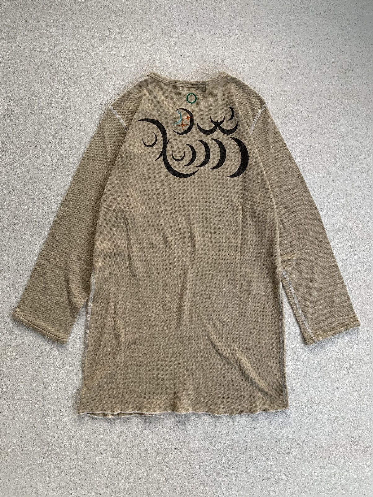 Japanese Brand VINTAGE BURNOUT TRIBAL LONGSLEEVE TEE IFSIXWASNINE STYLE Size US M / EU 48-50 / 2 - 7 Thumbnail