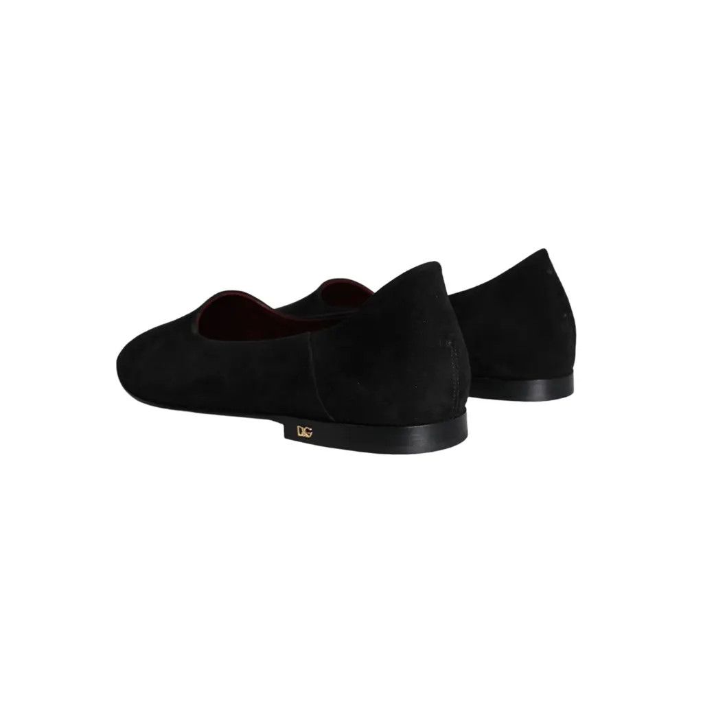 Dolce & Gabbana o1y0125 Logo Loafers in Black Size US 7 / EU 40 - 3 Thumbnail