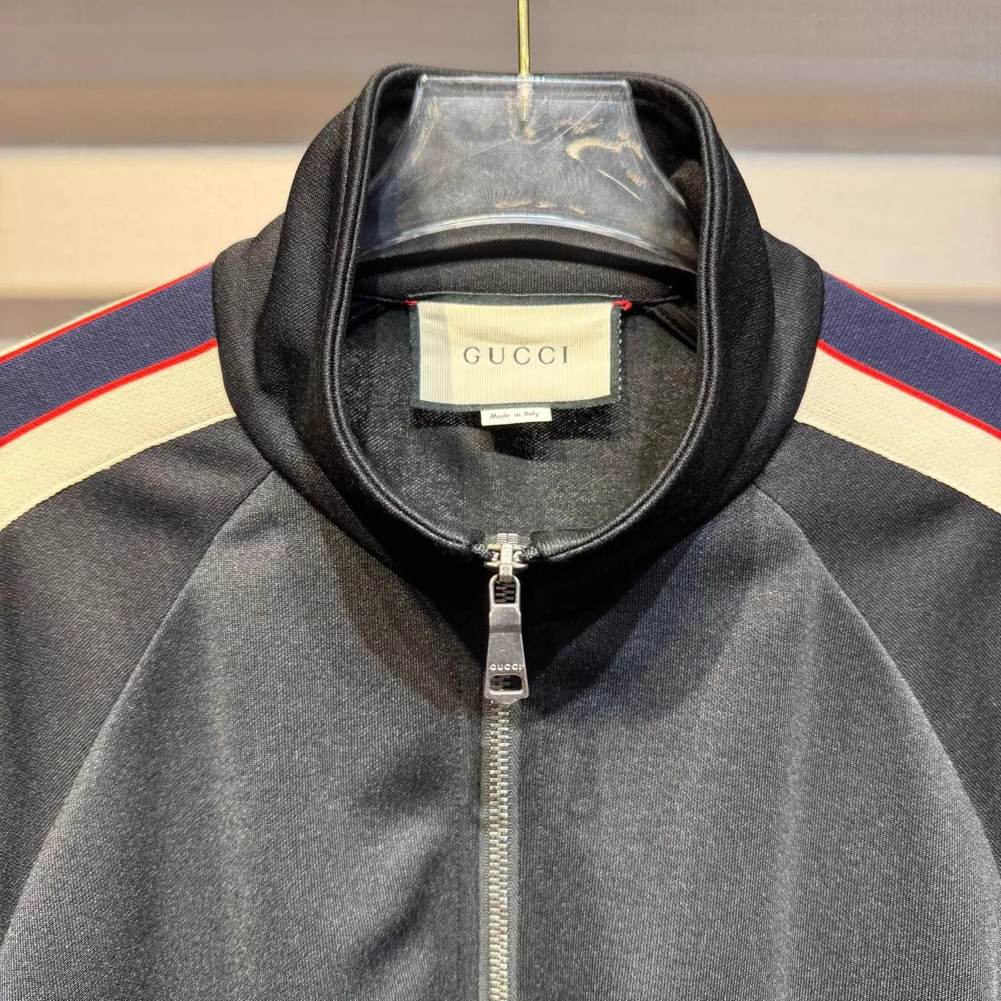 Gucci Gucci Side Webbing Zipper Track Jacket S New Size US S / EU 44-46 / 1 - 3 Thumbnail