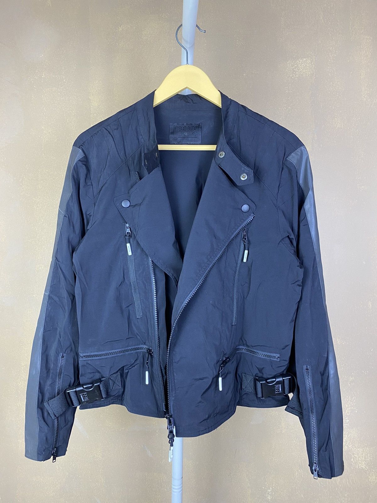 99%IS- 99% IS by BAJOWOO - NYLON BIKER JACKET Size US S / EU 44-46 / 1 - 1 Thumbnail