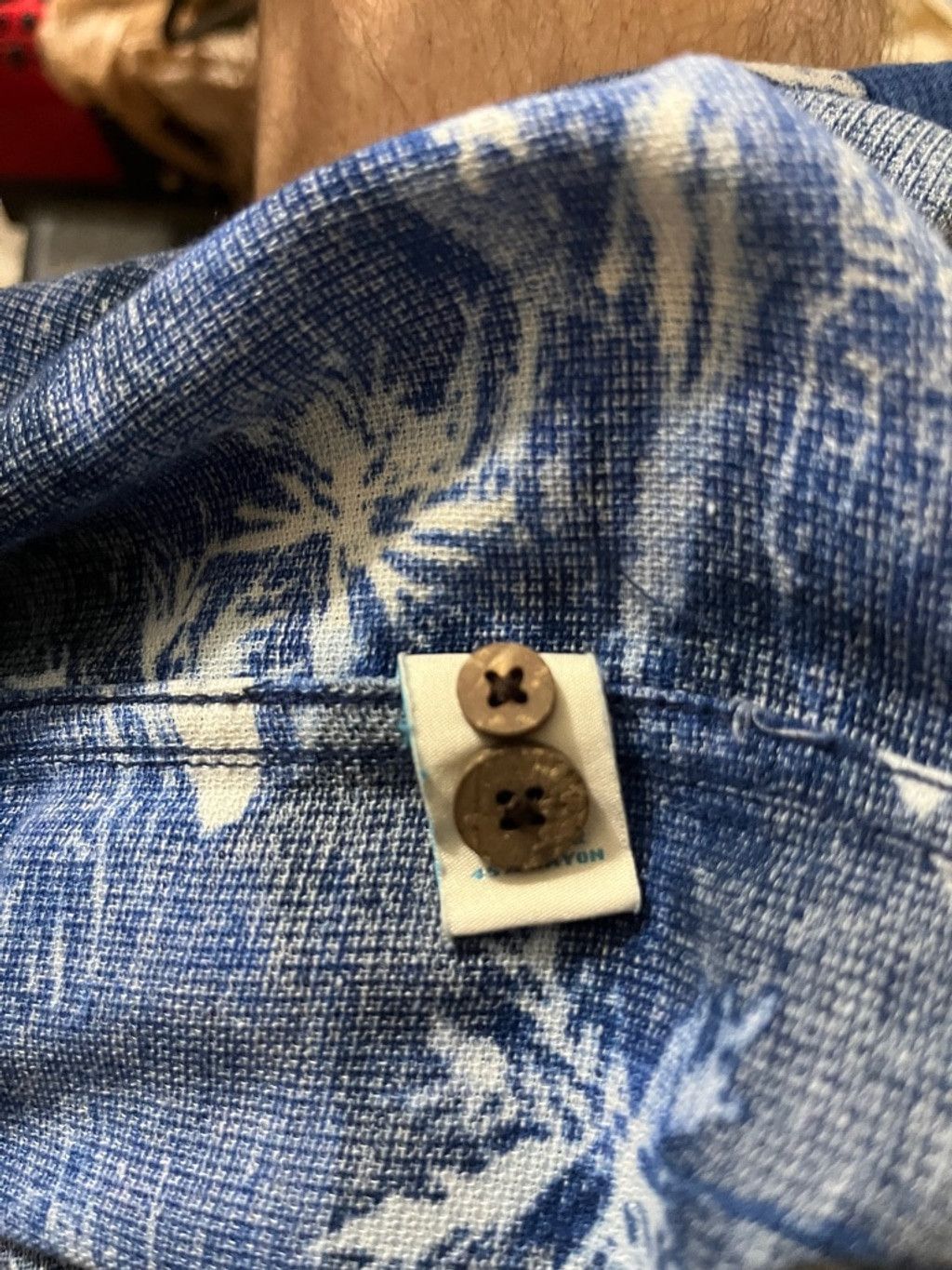 Caribbean Men's Caribbean Silk Blend Button Down Shirt XL Blue Boat Size US XL / EU 56 / 4 - 8 Thumbnail
