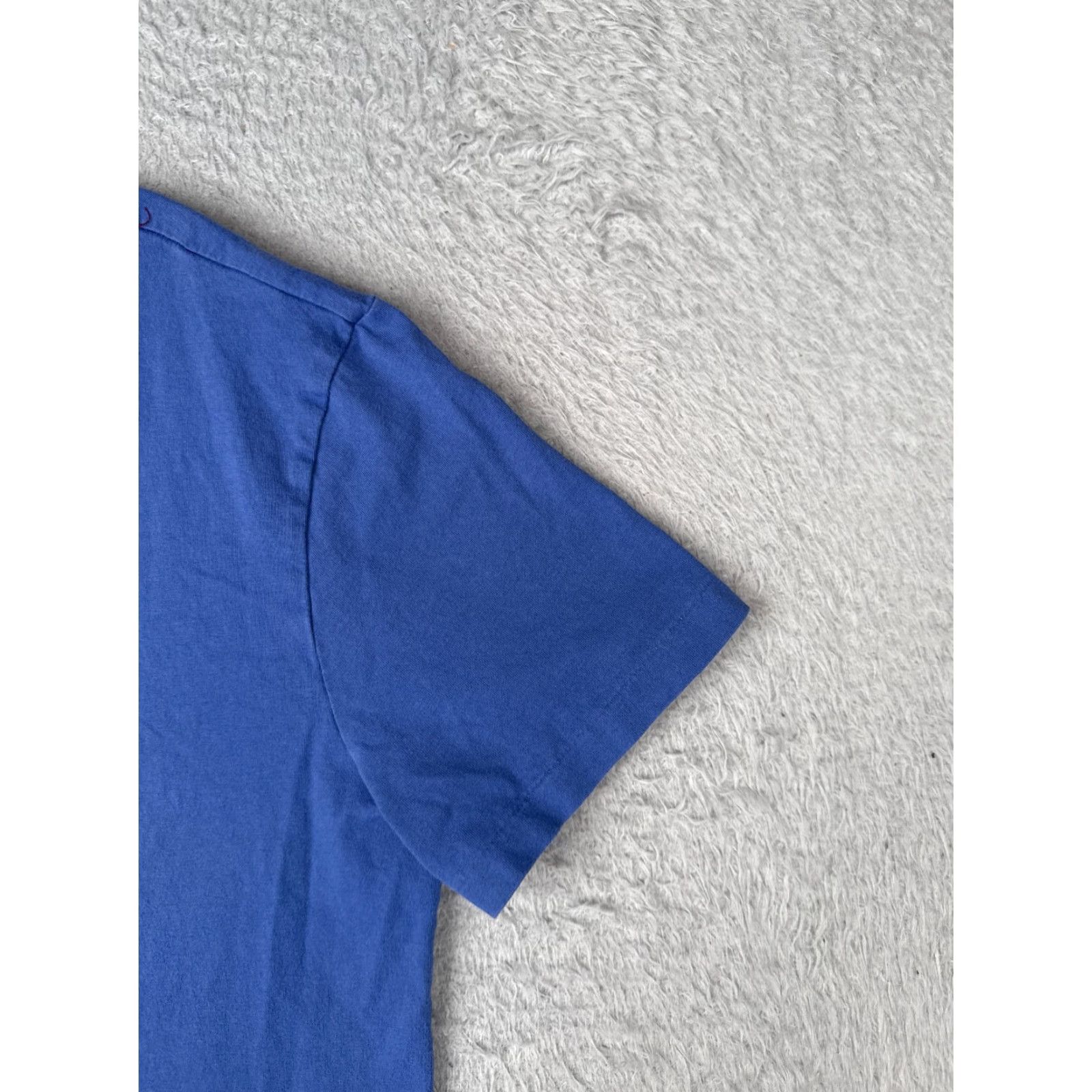 Ralph Lauren Polo Ralph Lauren Shirt Men Medium Blue 100% Cotton Crew Neck Short Sleeve Embroidered Logo Mens Size US M / EU 48-50 / 2 - 2 Thumbnail