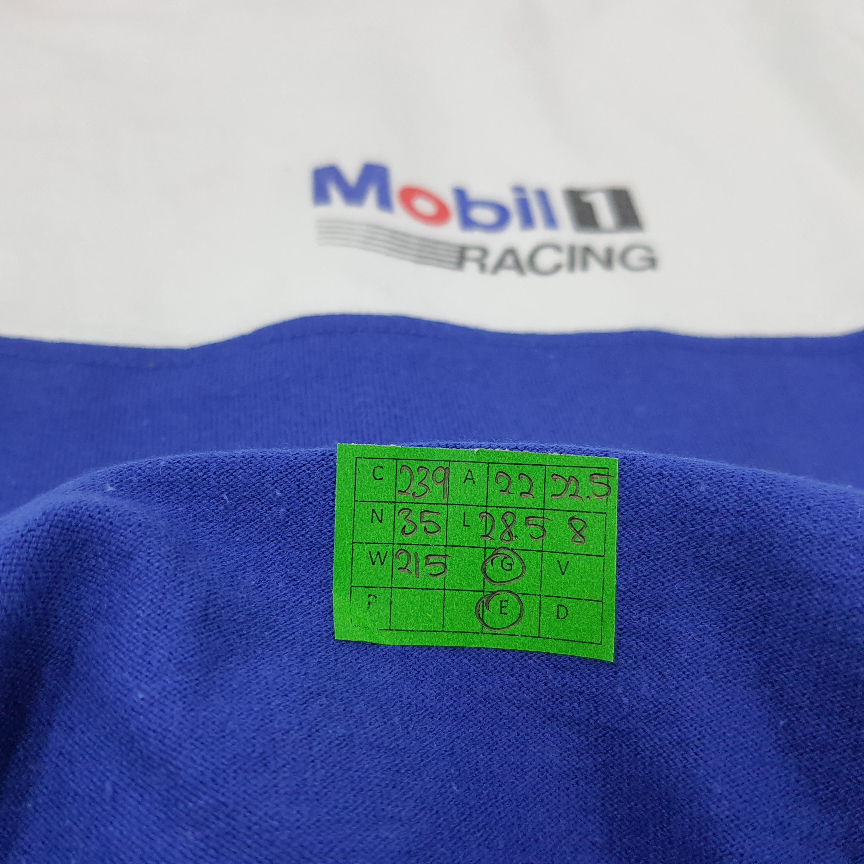 Issey Miyake Vintage Issey Miyake x Mobil 1 Racing Sport Tshirt C239N35 Size US L / EU 52-54 / 3 - 9 Thumbnail