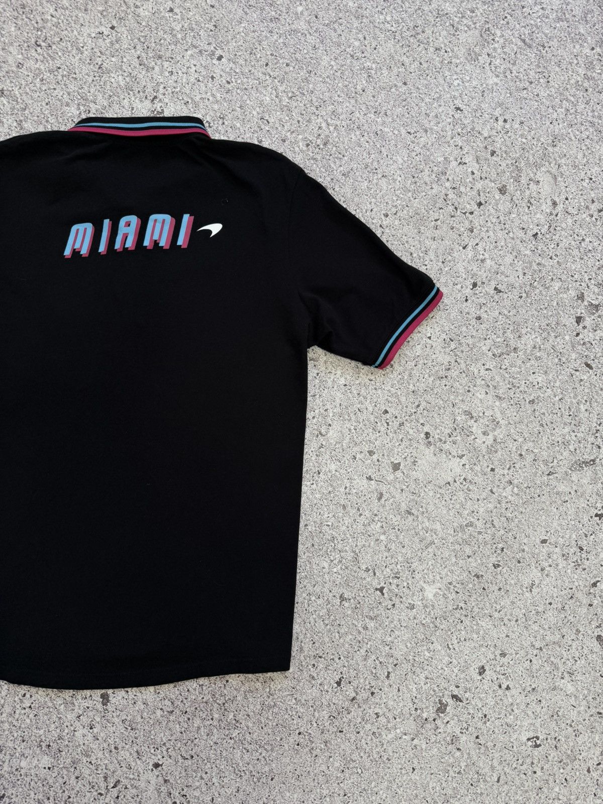 Malcolm McLaren × Vintage Vintage McLaren Formula 1 Team Miami Racing Polo T-Shirt Size US XXL / EU 58 / 5 - 8 Thumbnail