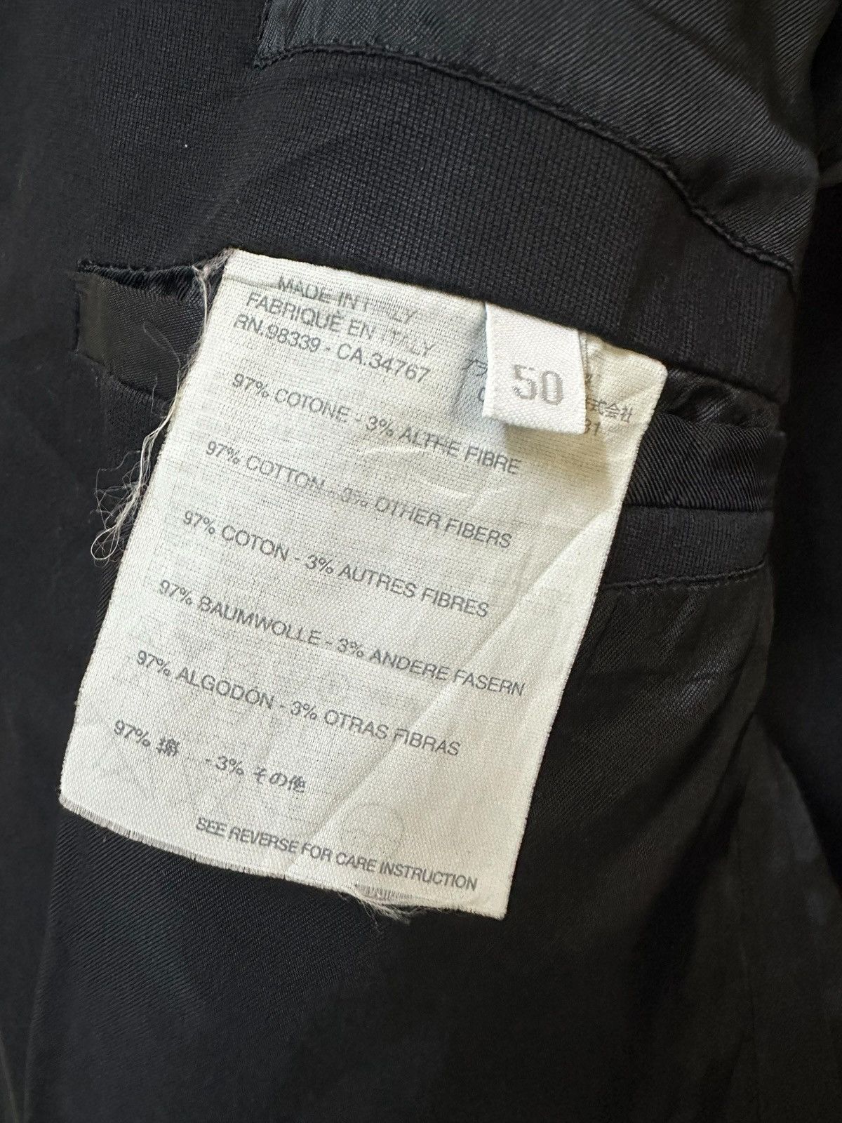 Miu Miu Black Miu Miu Italy Blazer Size 50R - 6 Thumbnail
