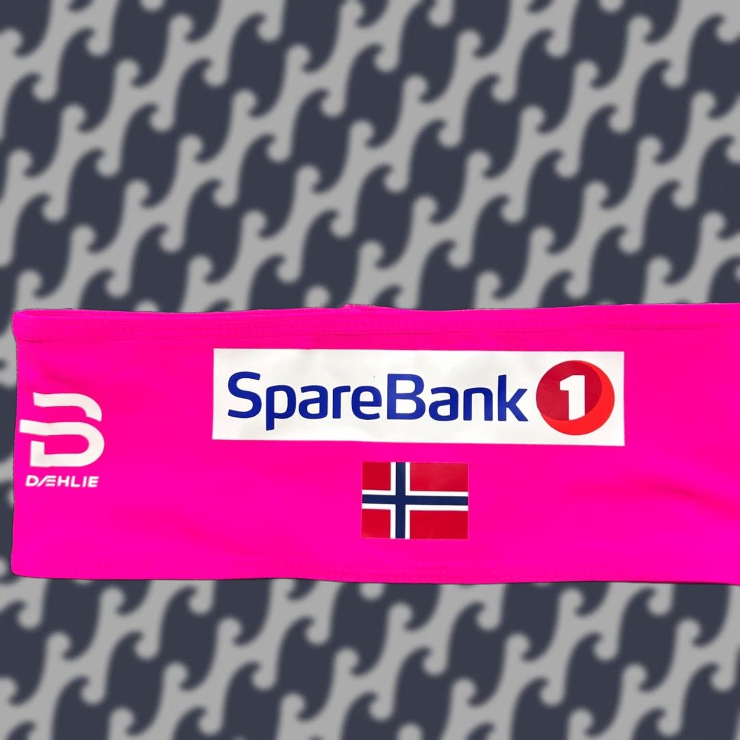 Pinko Bjorn Daehlie Sparebank Headband One Size Cross Country Biathlon Thermal Pink Headband Unisex Adults XS? Size ONE SIZE - 1 Thumbnail