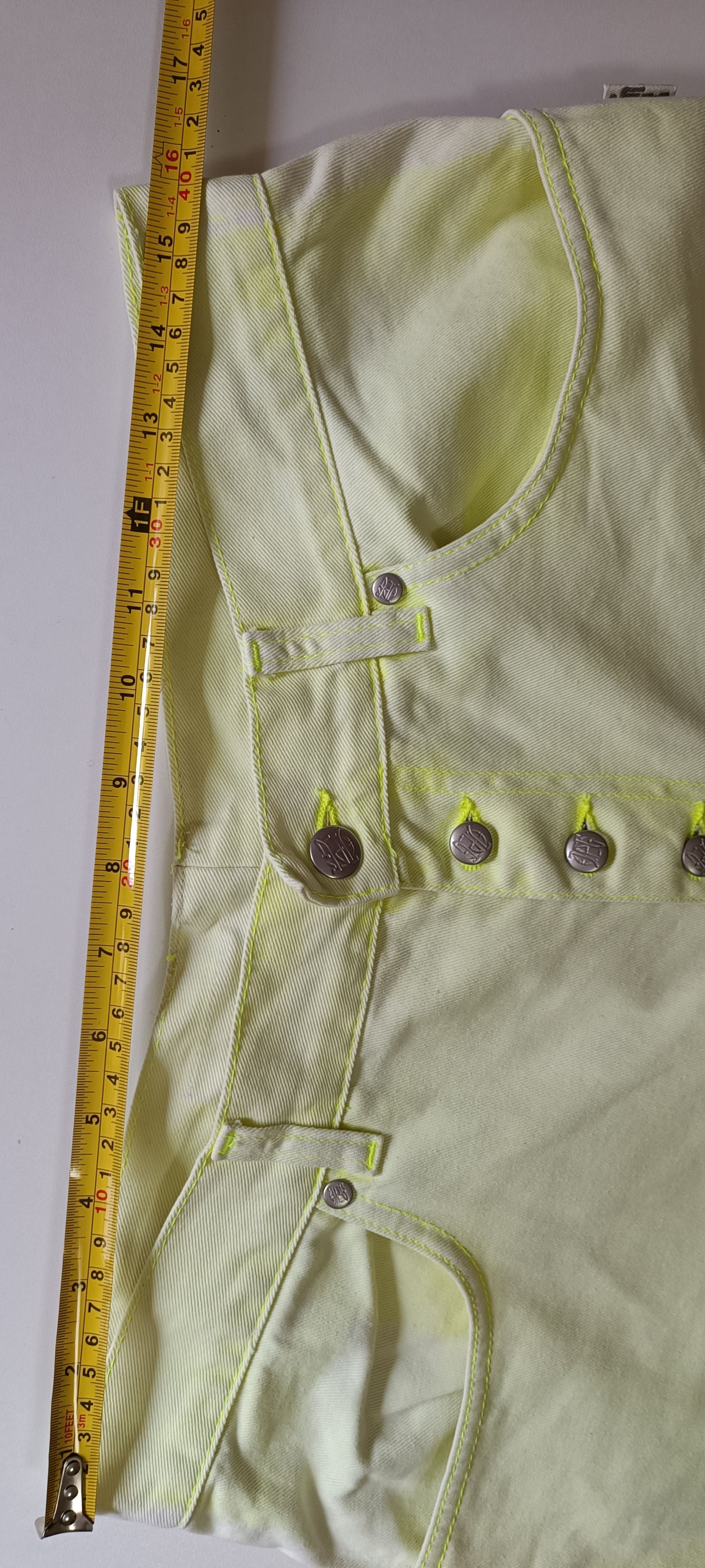 Jean Paul Gaultier Vintage - JPG Jeans Uomo - Fluor yellow pants Size US 30 / EU 46 - 24 Thumbnail