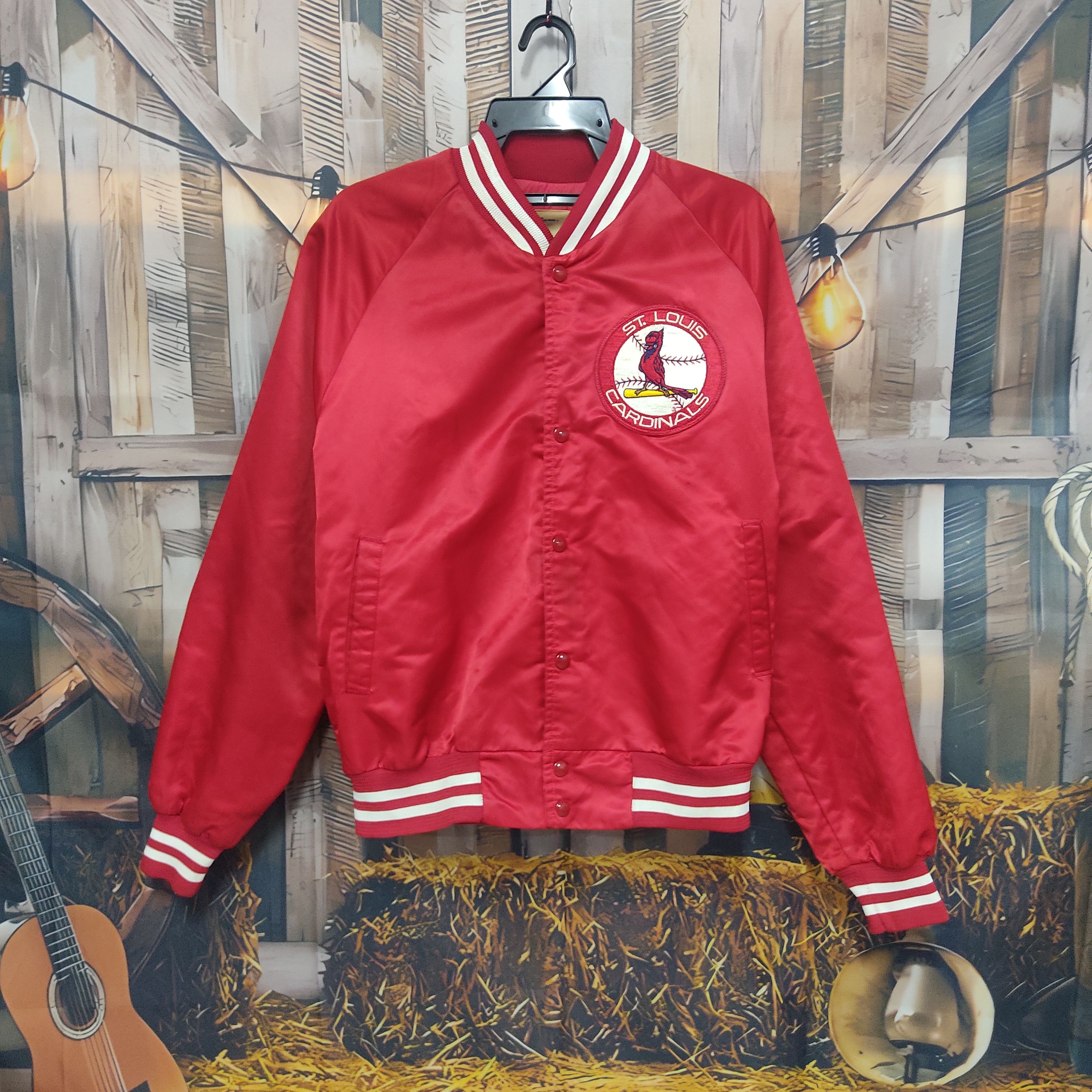Chalk Line × MLB × Vintage ST. LOUIS CARDINALS by Chalk Line Bomber Jacket Size US M / EU 48-50 / 2 - 1 Thumbnail