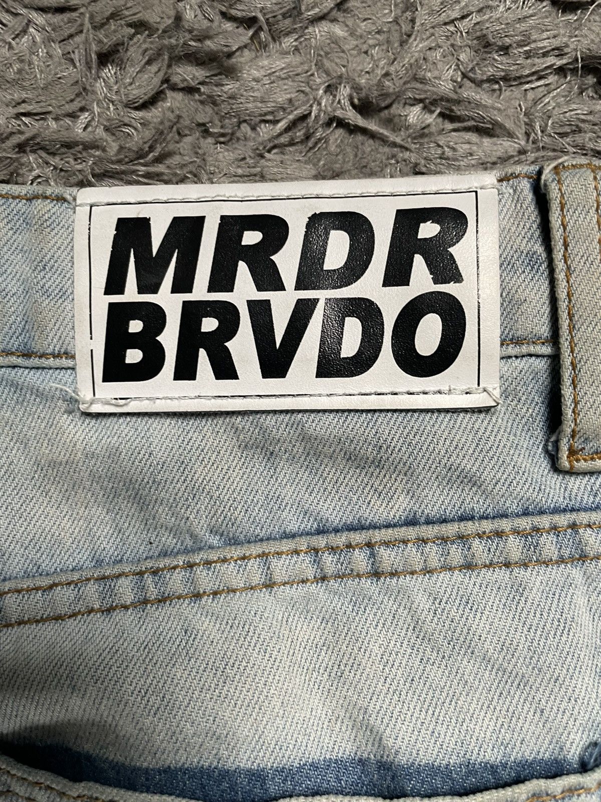 Who Decides War (SOLD) Who Decides War Final Destination Patch Crystal Denim Size US 28 / EU 44 - 8 Thumbnail
