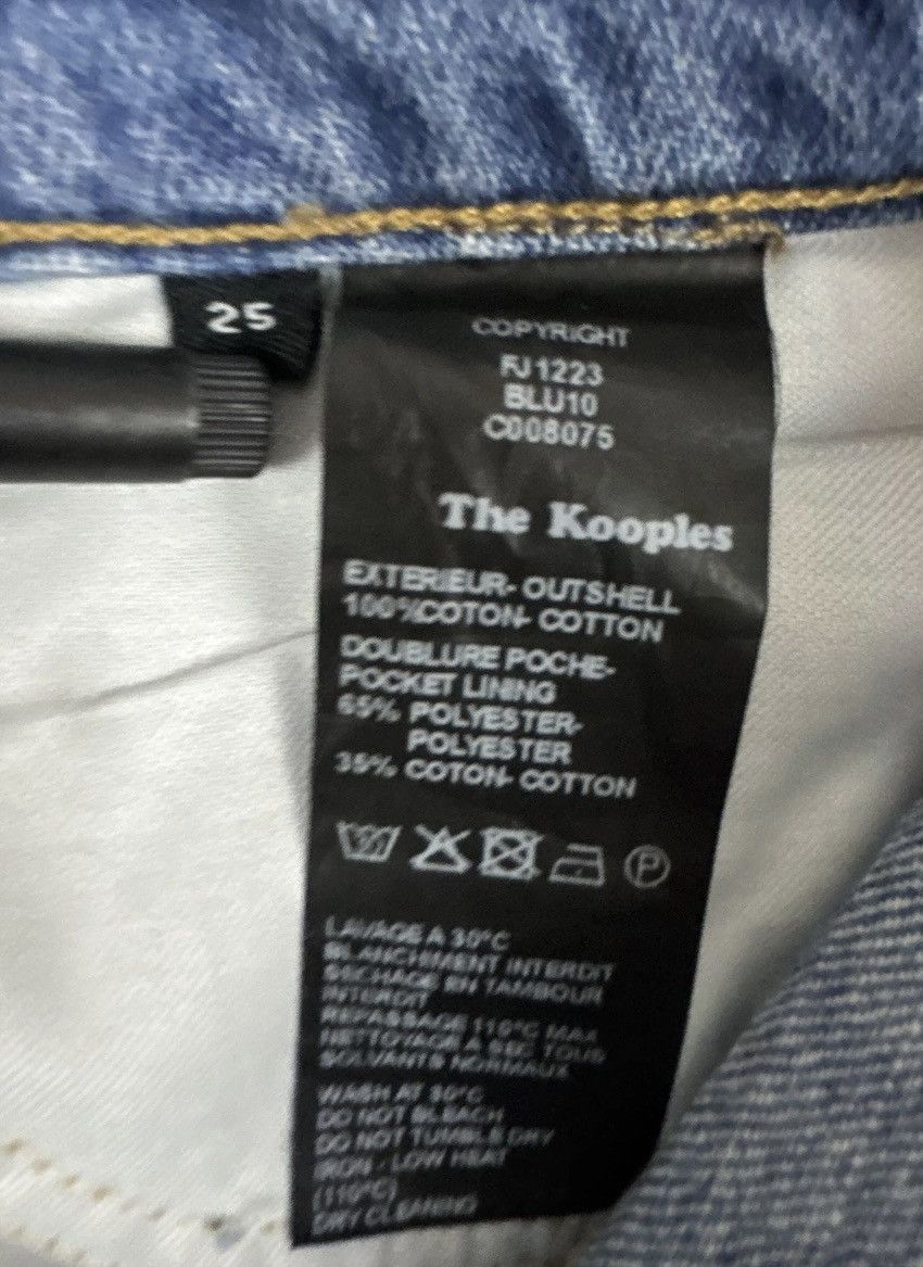 The Kooples Distressed / Ripped Denim Pencil Skirt Size 25" / US 0 / IT 36 - 11 Thumbnail