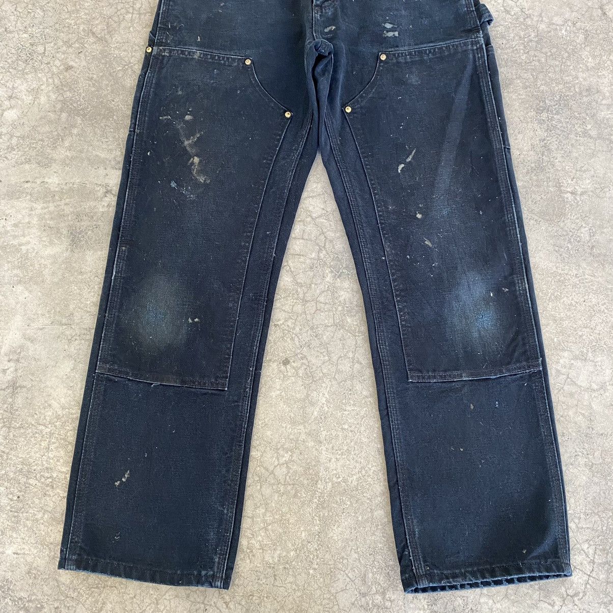 Carhartt VTG Carhartt Double Knee Splatter Carpenter Pants Size US 29 - 4 Thumbnail
