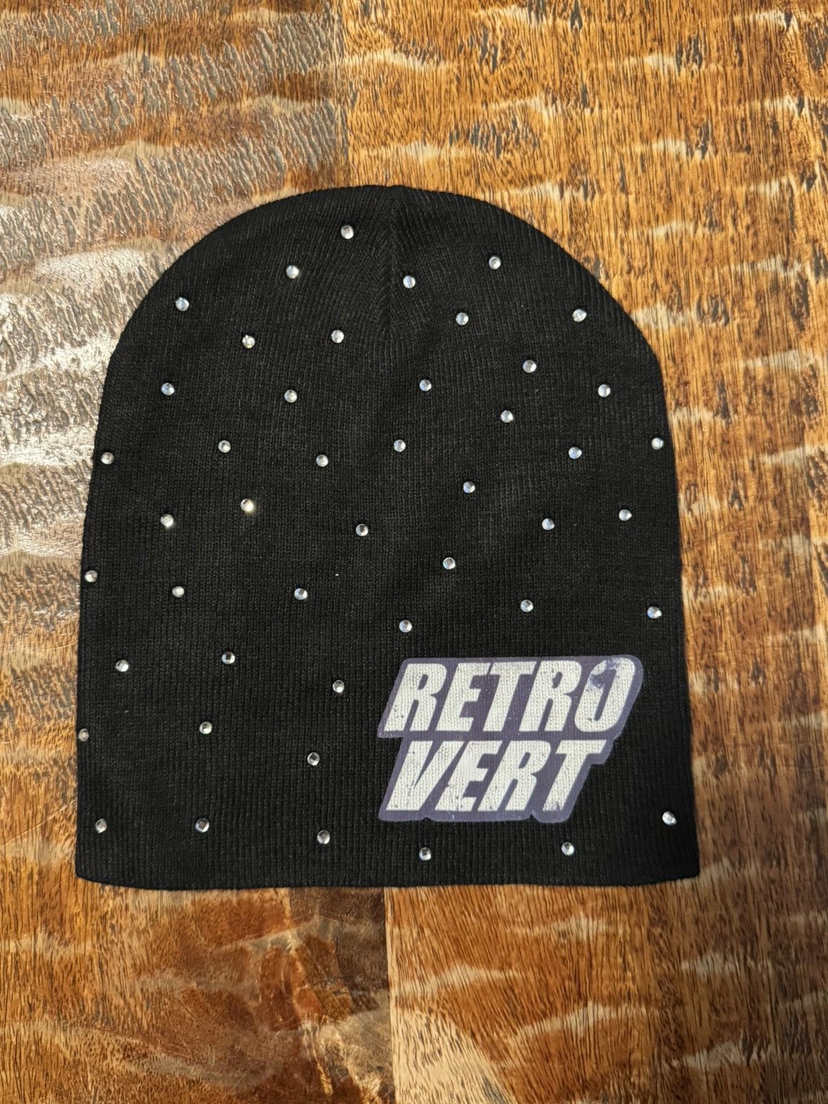 RETROVERT Retrovert Studded Black Beenie Size ONE SIZE - 1 Thumbnail