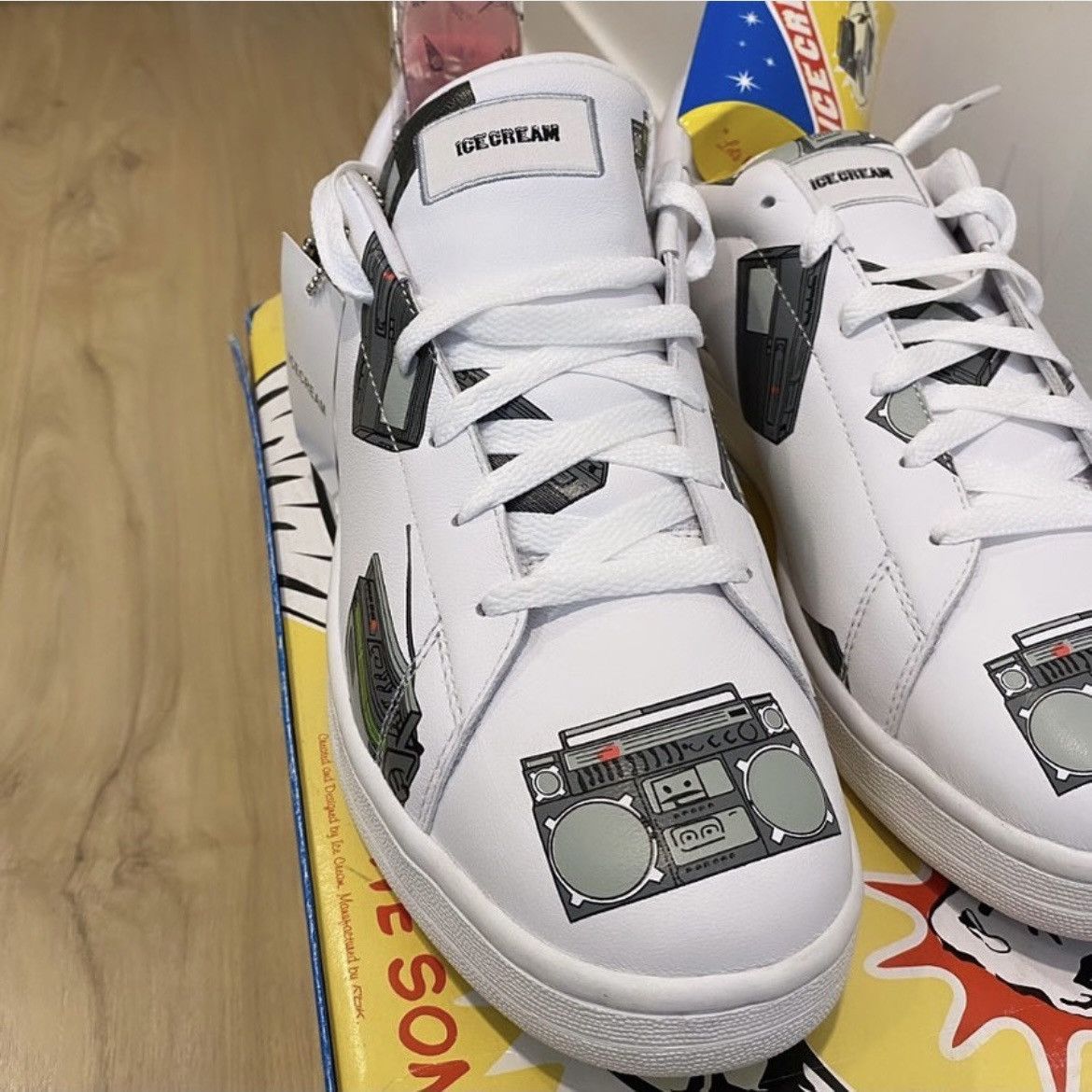 Icecream × Reebok VERY RARE OG REEBOK X BBC/ICE CREAM BOOMBOX SAMPLE BOUTIQUE Size US 11.5 / EU 44-45 - 6 Thumbnail