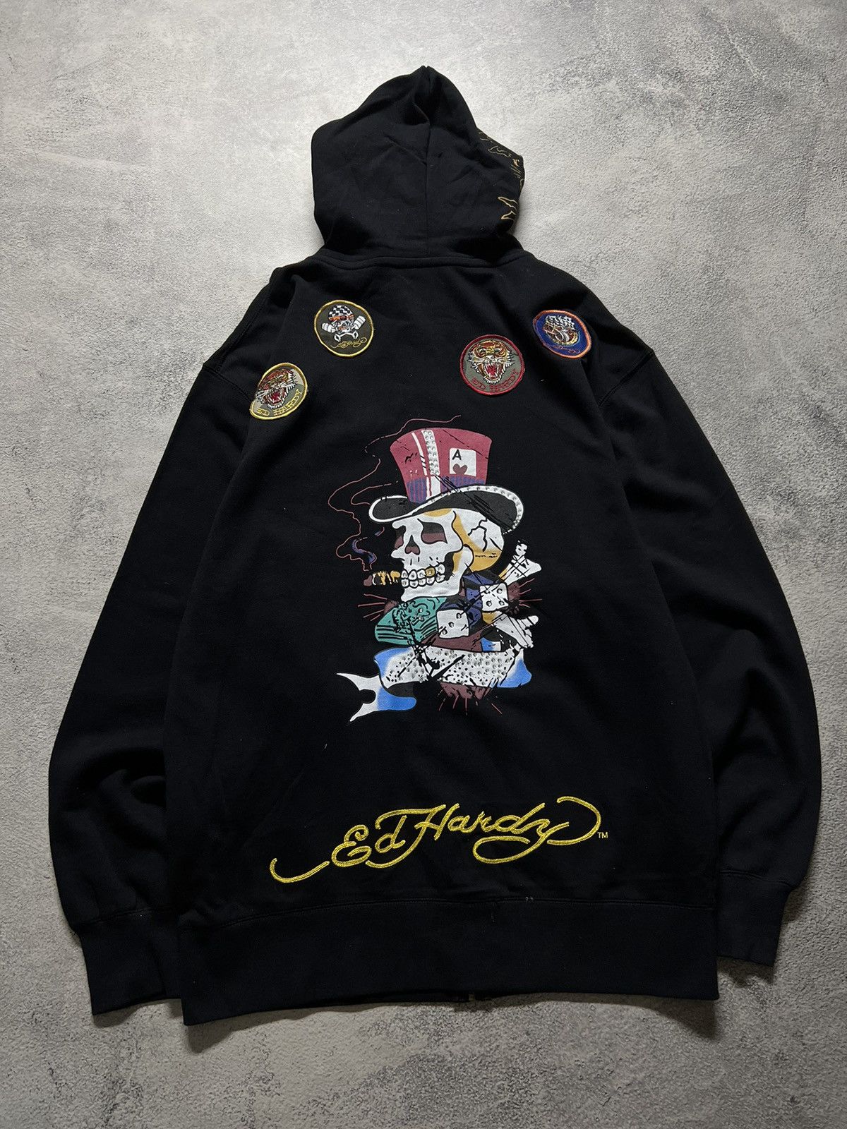 Ed Hardy × Japanese Brand × Vintage Vintage Ed Hardy Hoodie