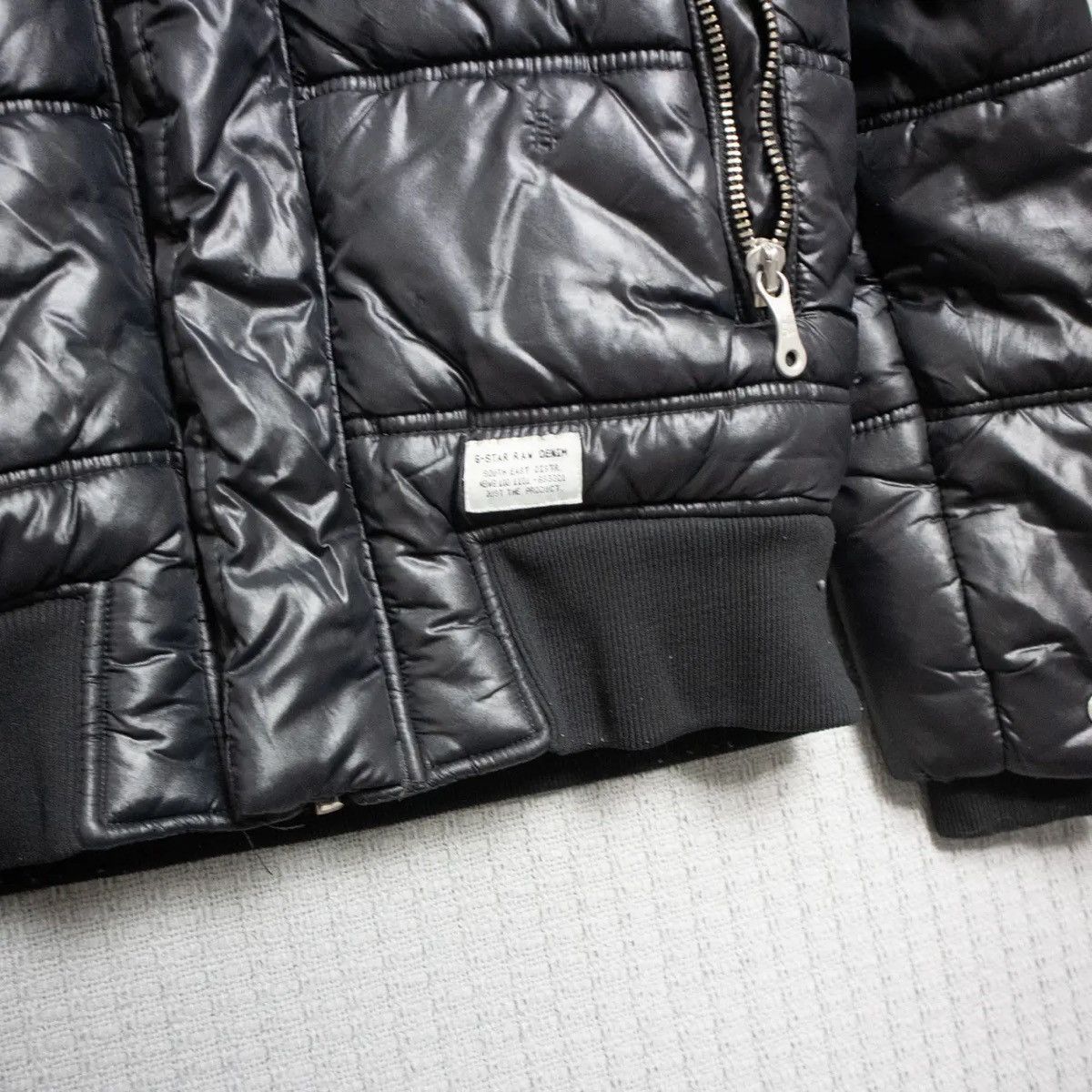 G-Star G Star Raw Shiny Down Puffer Detachable Hood Drill Jacket Size US XL / EU 56 / 4 - 6 Thumbnail