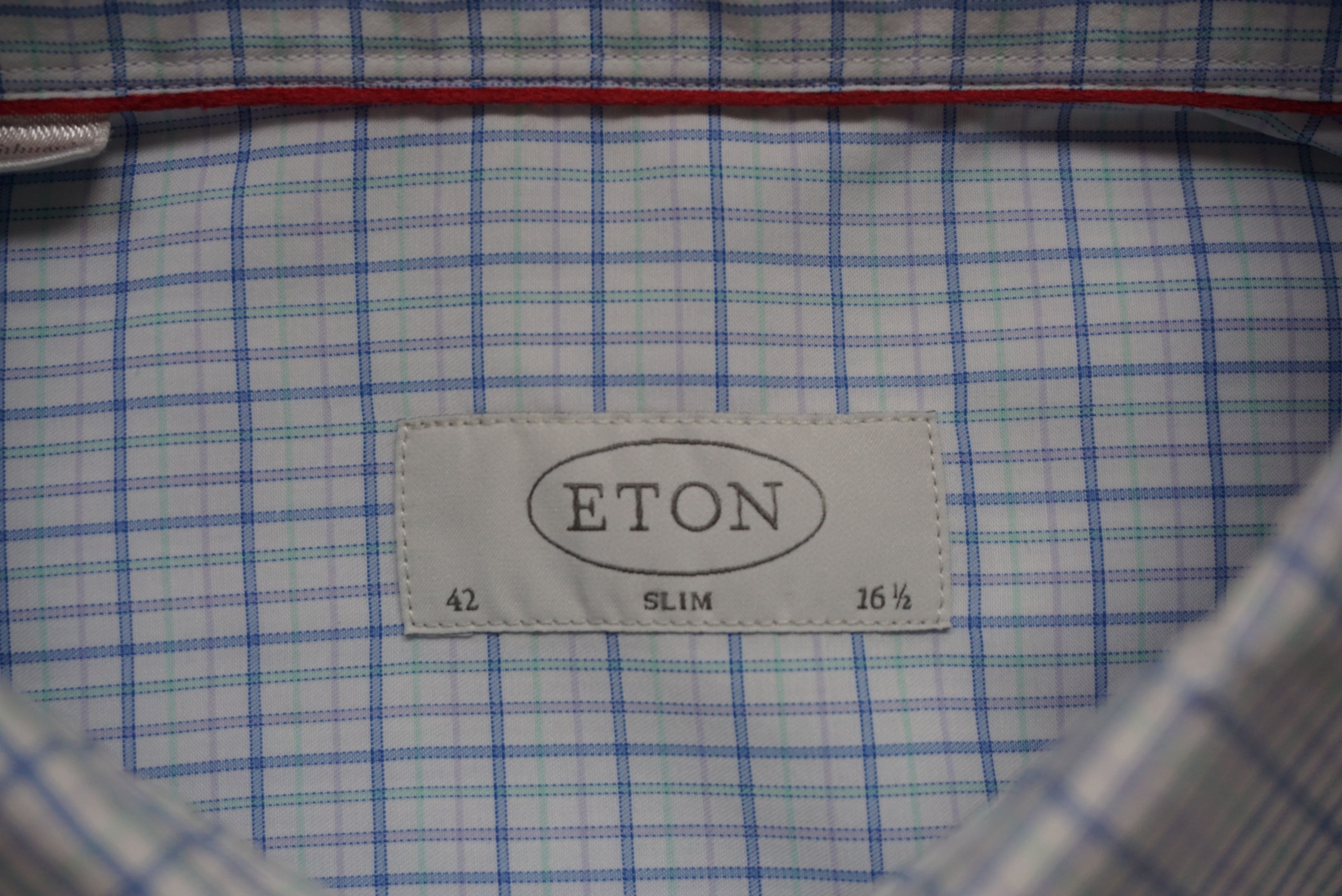 Eton ETON slim fit checked shirt 16.5" 42 cm formal business Size US L / EU 52-54 / 3 - 16 Thumbnail
