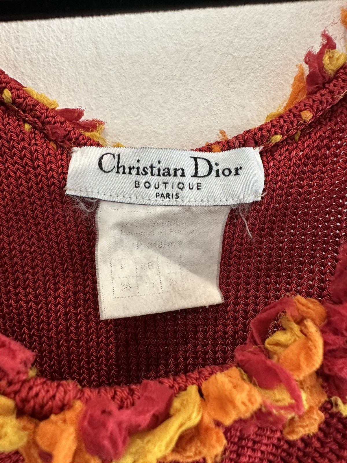 Dior Vintage Dior SS2001 Galliano Tank Top Size S / US 4 / IT 40 - 3 Thumbnail