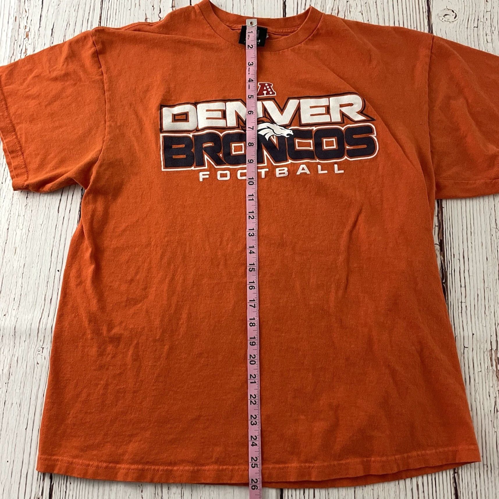 NFL NFL Denver Broncos T-Shirt Short Sleeve Men XL Orange Sports Shirt Mens Size US XL / EU 56 / 4 - 4 Thumbnail