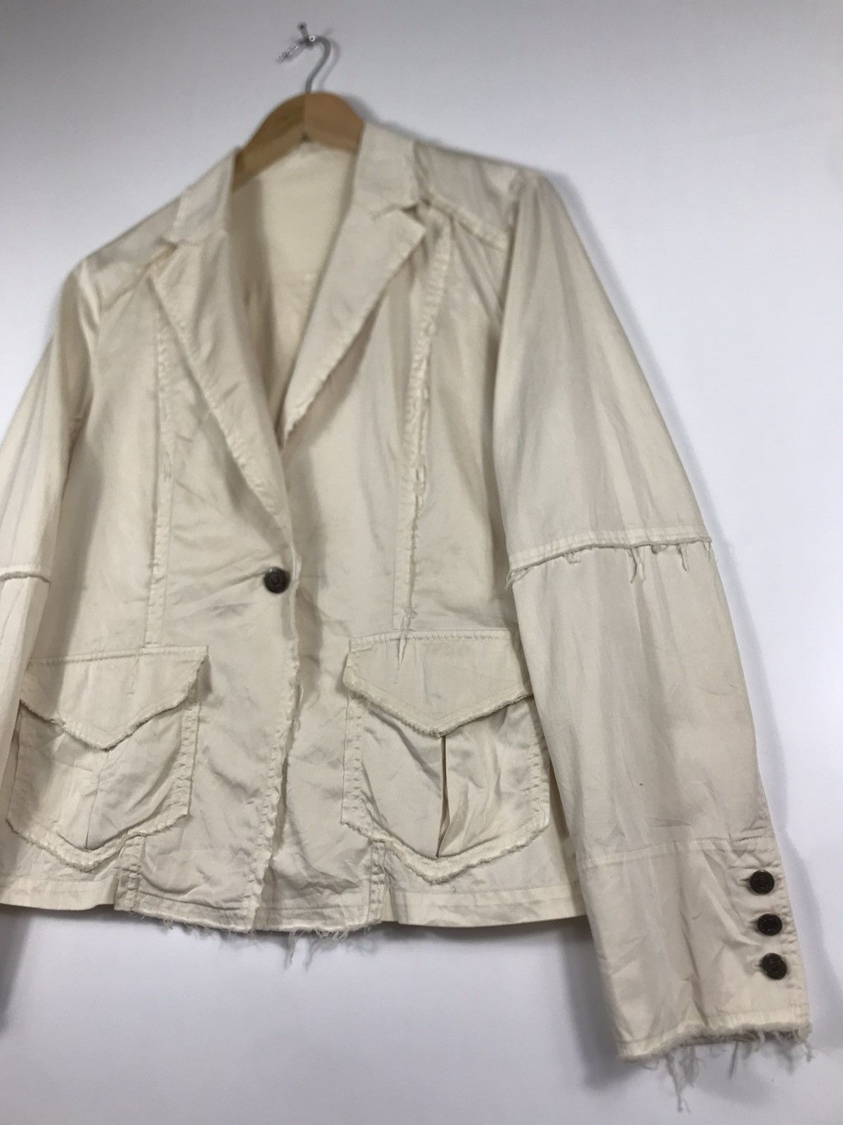 14th Addiction × If Six Was Nine × Seditionaries ⚡️Vintage LookLa Distressed Style Button Coat Jacket Size M / US 6-8 / IT 42-44 - 3 Thumbnail