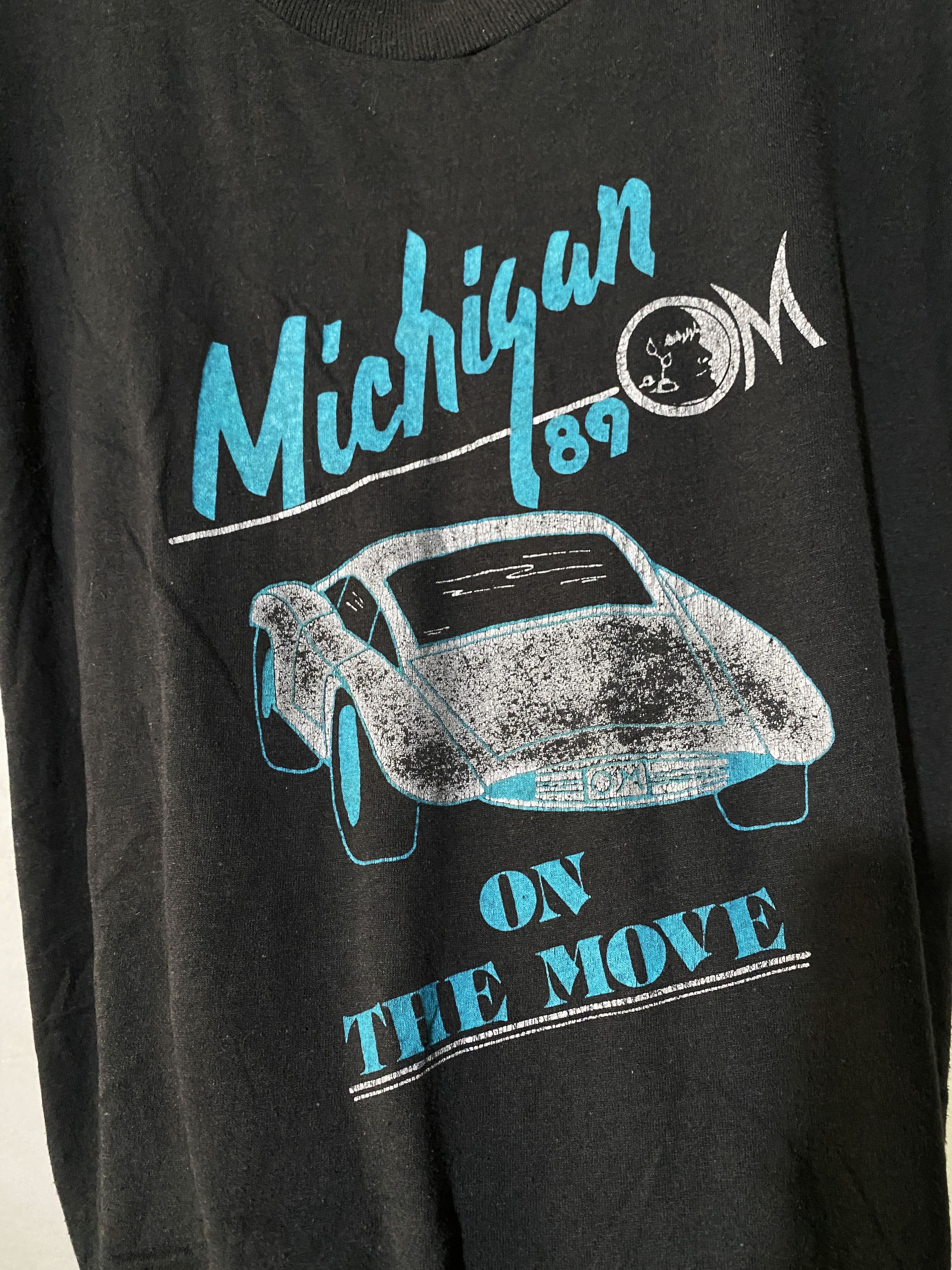 Vintage Vintage 1989 Michigan On The Move Shirt Size US M / EU 48-50 / 2 - 2 Thumbnail