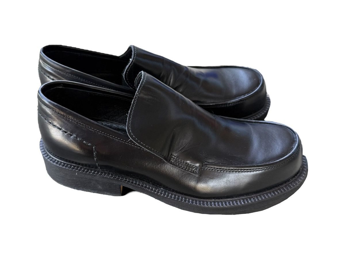 Japanese Brand × Y's × Yohji Yamamoto RARE Y'S BY YOHJI YAMAMOTO SOLE TUCK LOAFERS BLACK Size US 6.5 / IT 36.5 - 4 Thumbnail