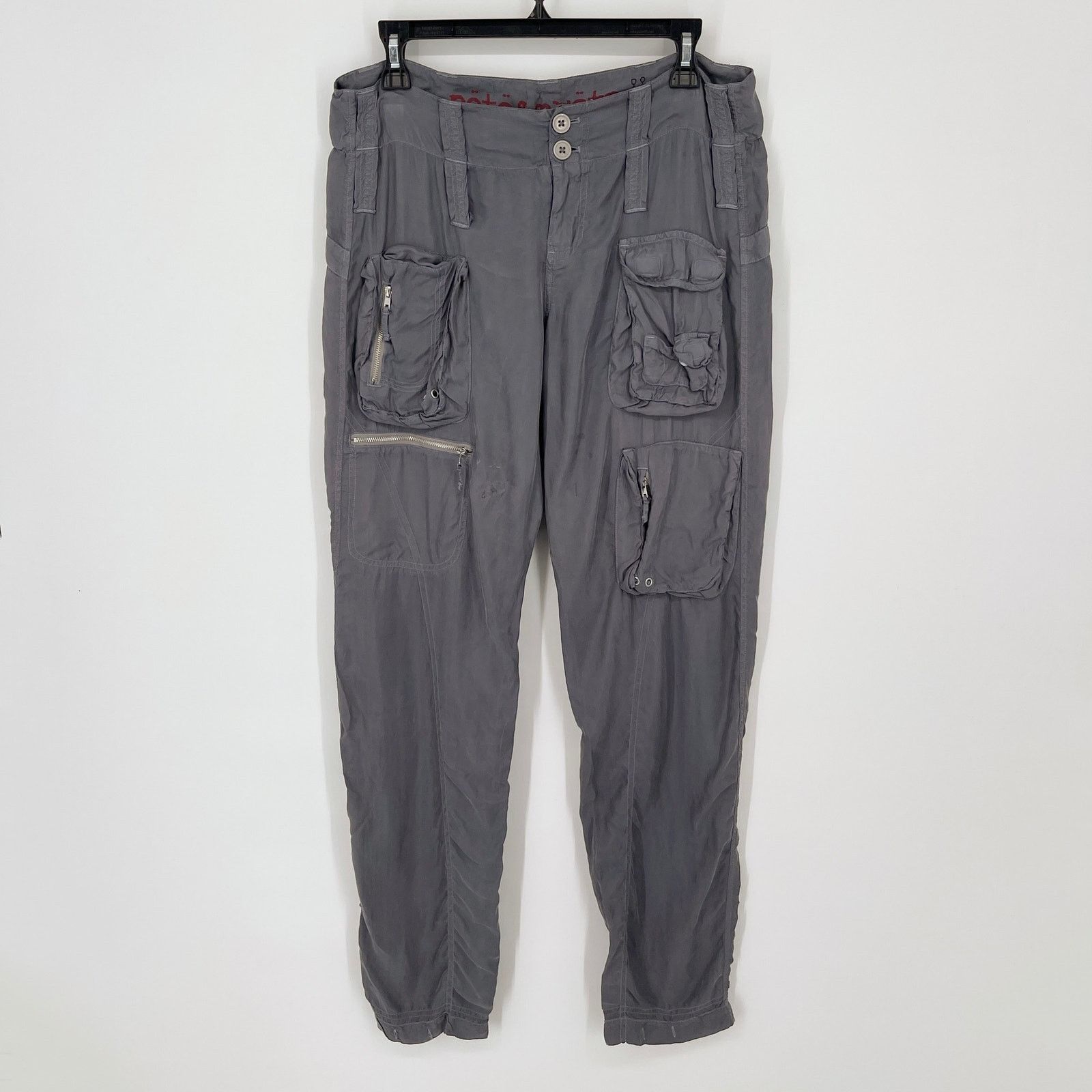image of Pete & Greta By Johnny Was Cargo Pants New Size 2 Y2K Gray in Grey, Women's