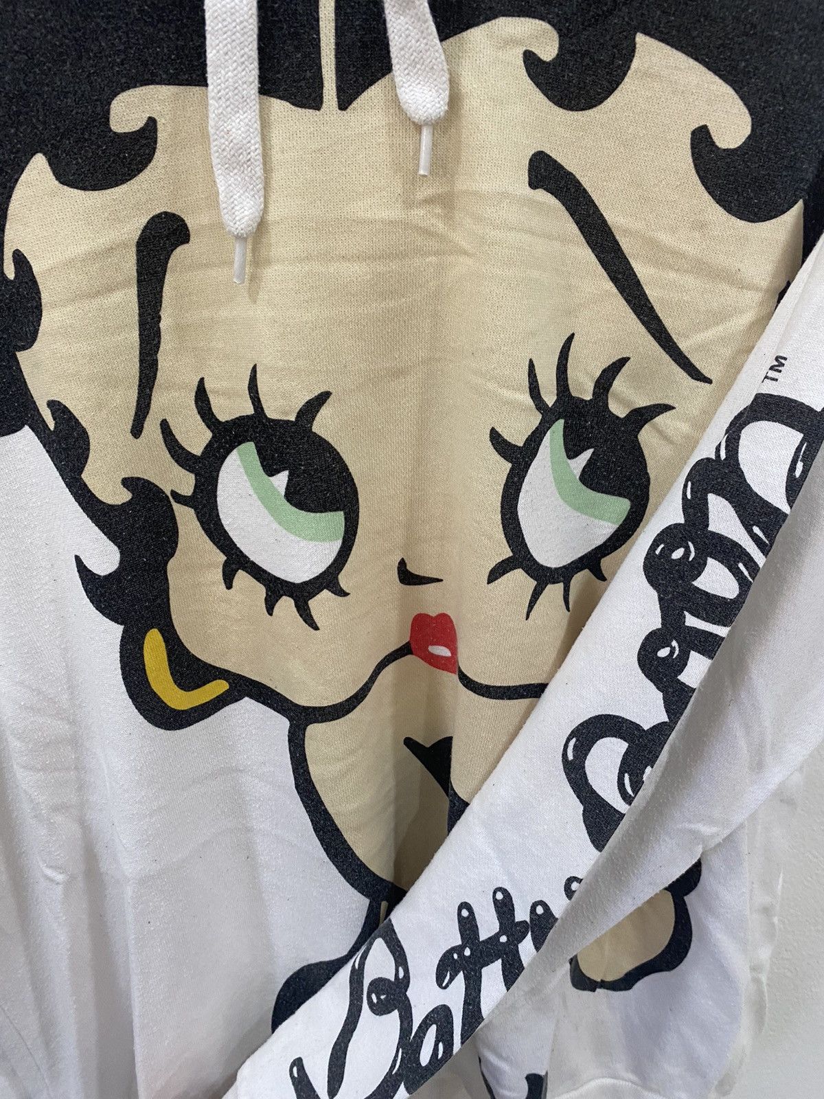 Anime ✅ VINTAGE BETTY BOOP cartoon rare hoodies sweater Size US L / EU 52-54 / 3 - 4 Thumbnail