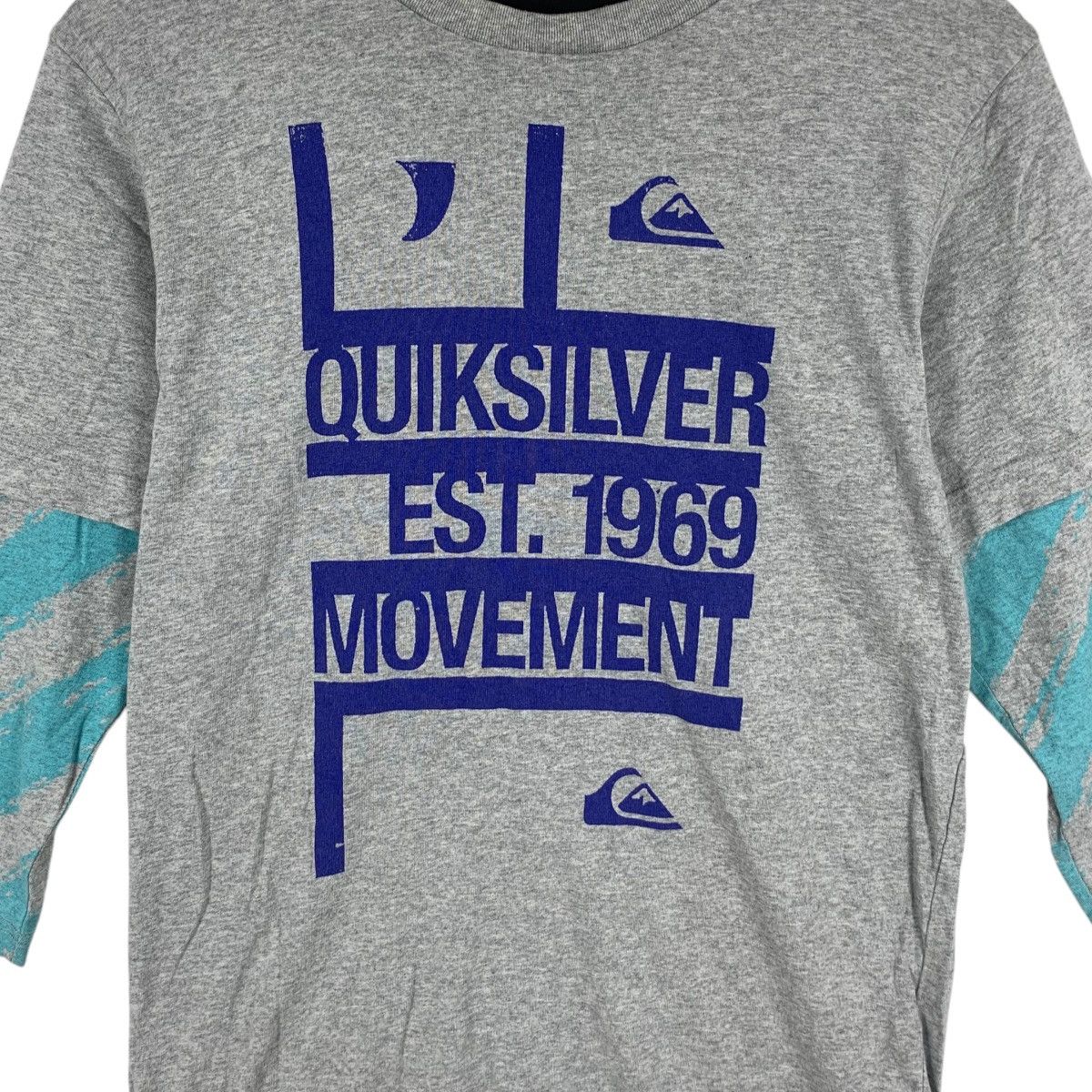 Quiksilver Vintage QUIKSILVER SURF Movement Y2K Tee Shirt Top Size US M / EU 48-50 / 2 - 3 Thumbnail