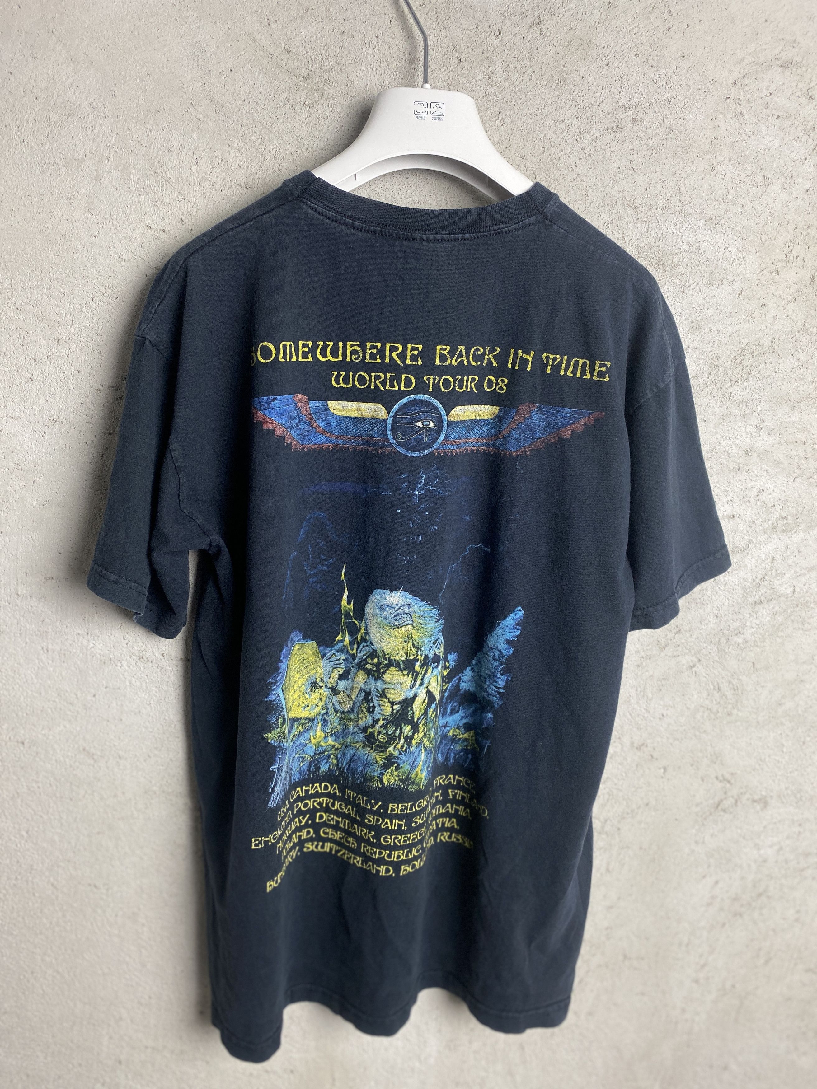 Iron Maiden Iron Maiden 2008 t-shirt tee tour vintage y2k opium rock Size US M / EU 48-50 / 2 - 2 Thumbnail