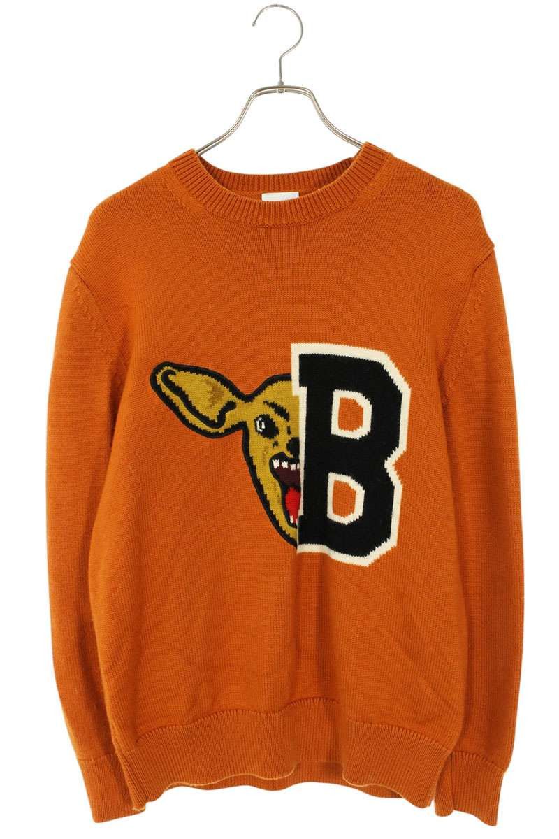 Burberry Burberry Logo Knit Sweater Orange Size M Size US M / EU 48-50 / 2 - 1 Thumbnail