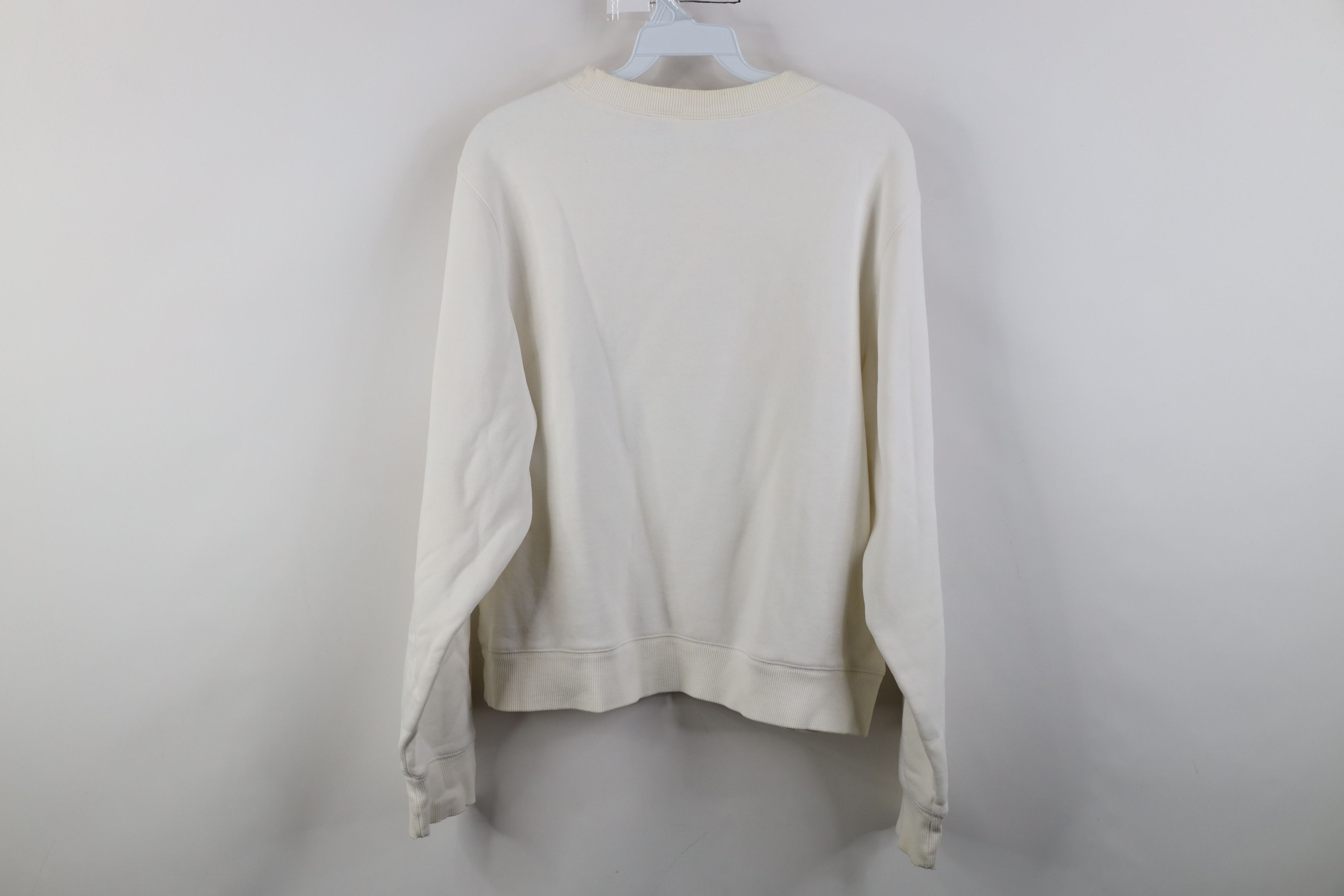 Adidas Vintage 90s Y2K Adidas Babydoll Cropped Sweatshirt White Size L / US 10 / IT 46 - 13 Thumbnail