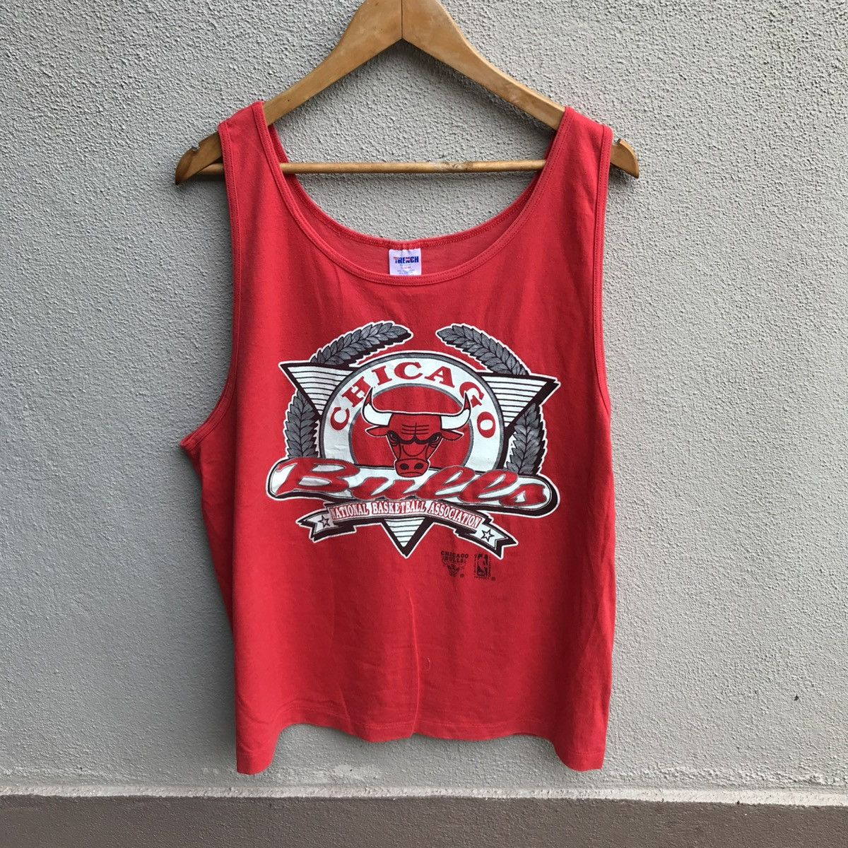 NBA × Vintage Vintage 90s CHICAGO BULLS nba tank top Size US L / EU 52-54 / 3 - 1 Thumbnail