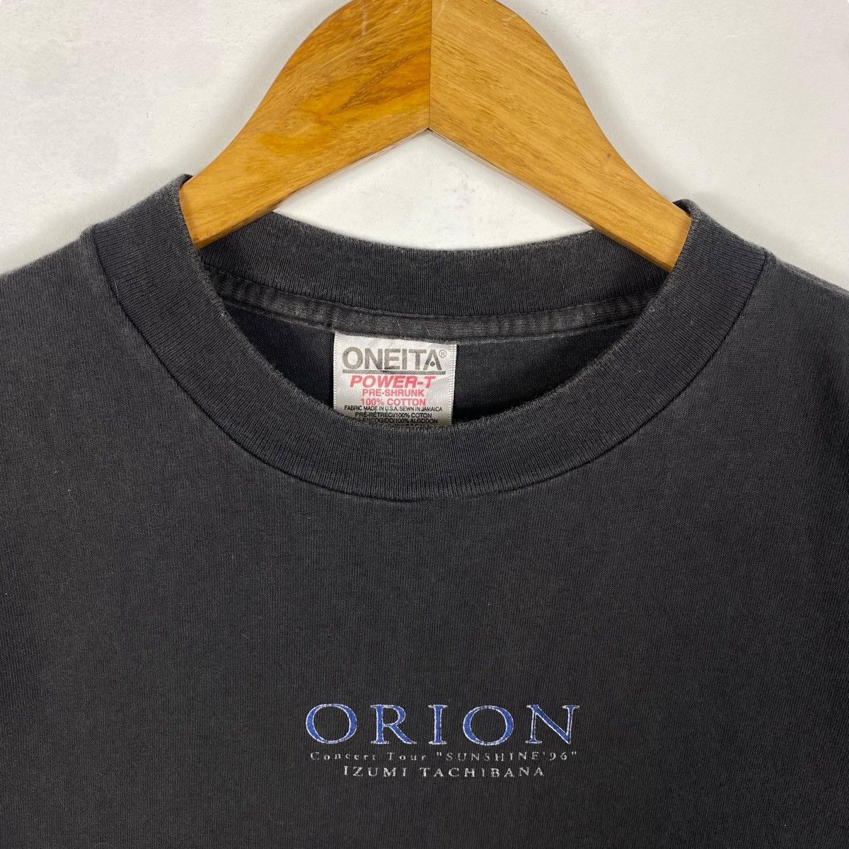 Band Tees Vintage 90's IZUMI TACHIBANA Orion Concert Tour Sunshine '96 Size US L / EU 52-54 / 3 - 2 Thumbnail