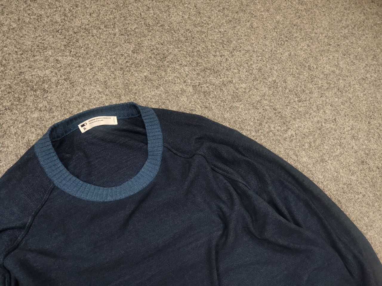 Japanese Brand Japanese artisan brand CLASKA Vintage Crew Jumper Sweater Size US L / EU 52-54 / 3 - 5 Thumbnail