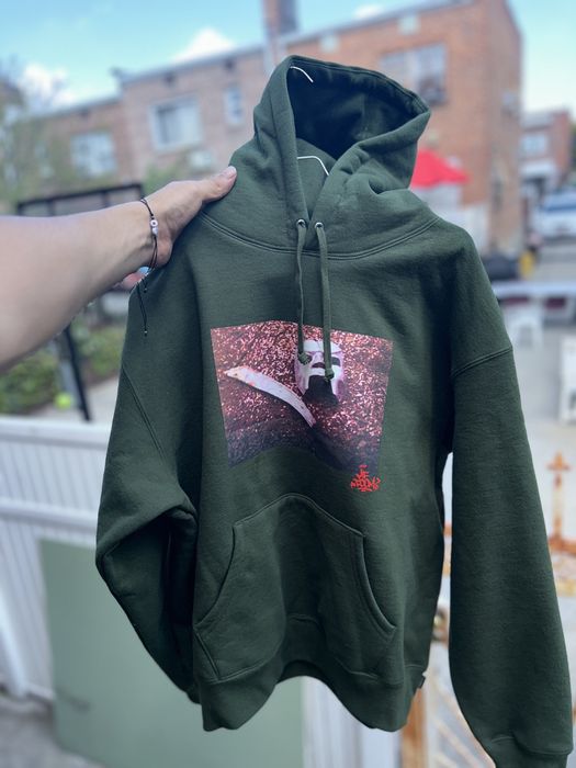 Supreme Supreme mf doom hooded sweatshirt dark olive | Grailed