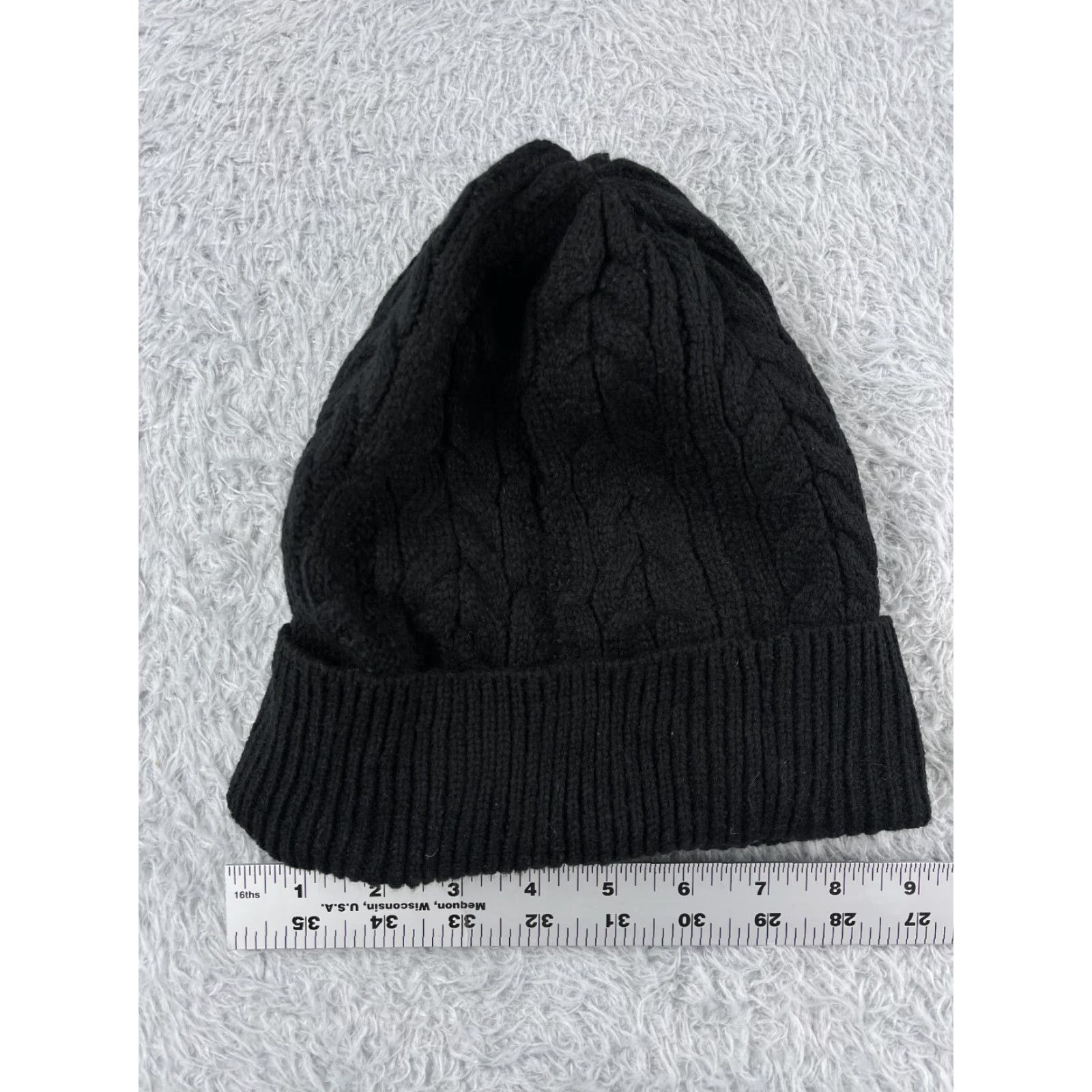 Vintage Goodfellow & Co Beanie Toque Womens One Size Black Acrylic Polyester Lined Ski Size ONE SIZE - 4 Thumbnail