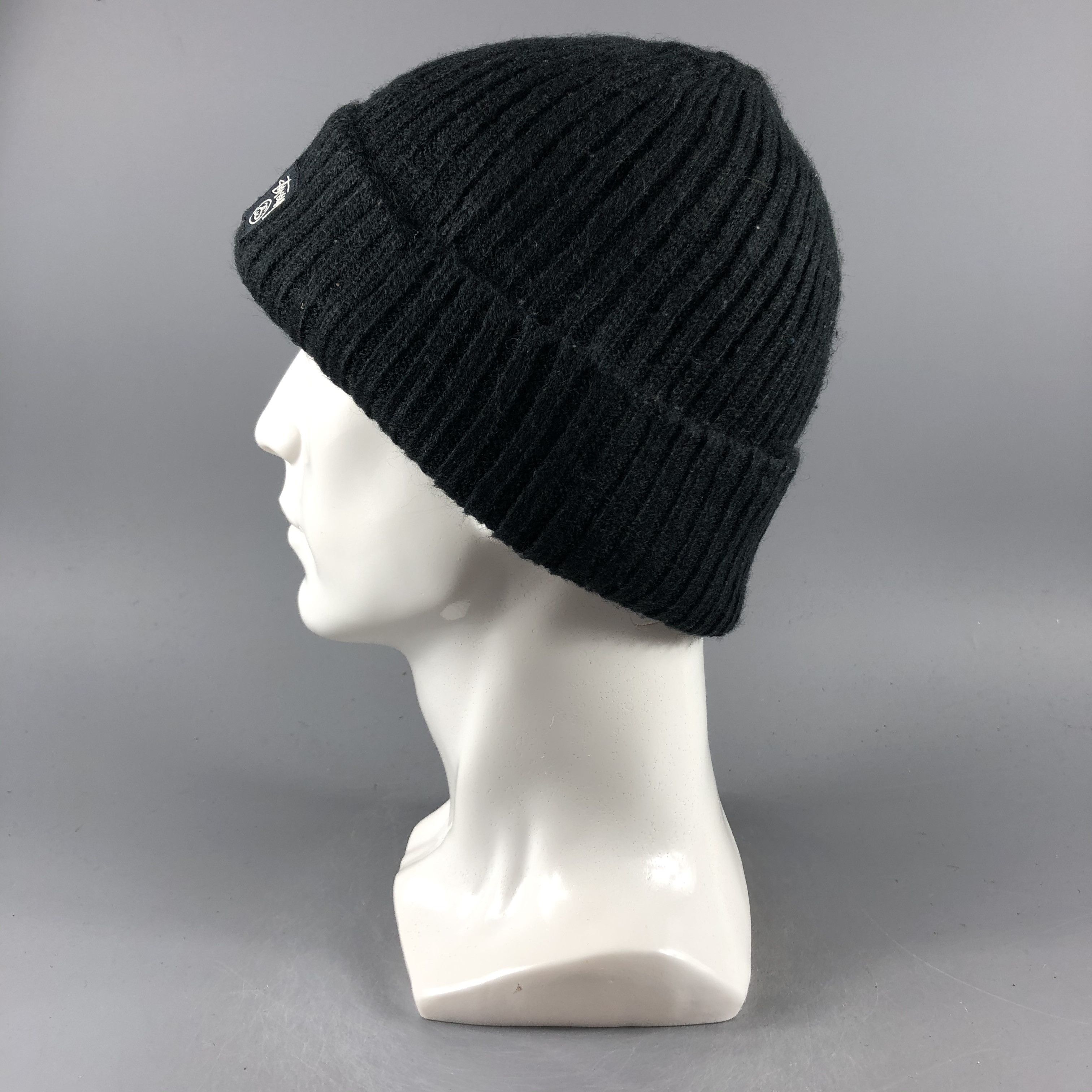 Stussy × Vintage Stussy Skateboard Black Beanie Snow Hat Snow Cap -D798 Size ONE SIZE - 1 Thumbnail