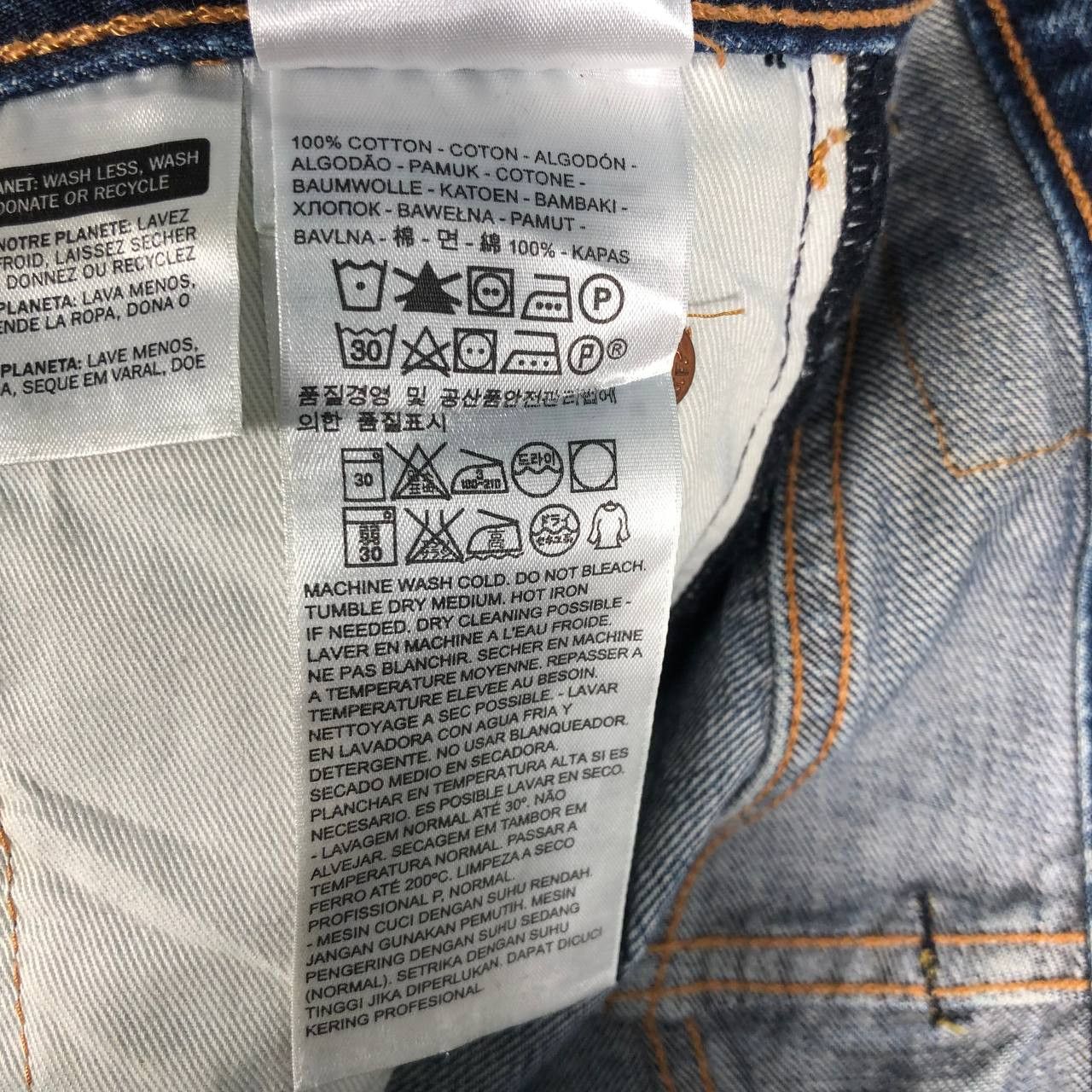 Levi's × Vintage Vintage Levis 503 Distressed Denim Size US 29 - 12 Thumbnail